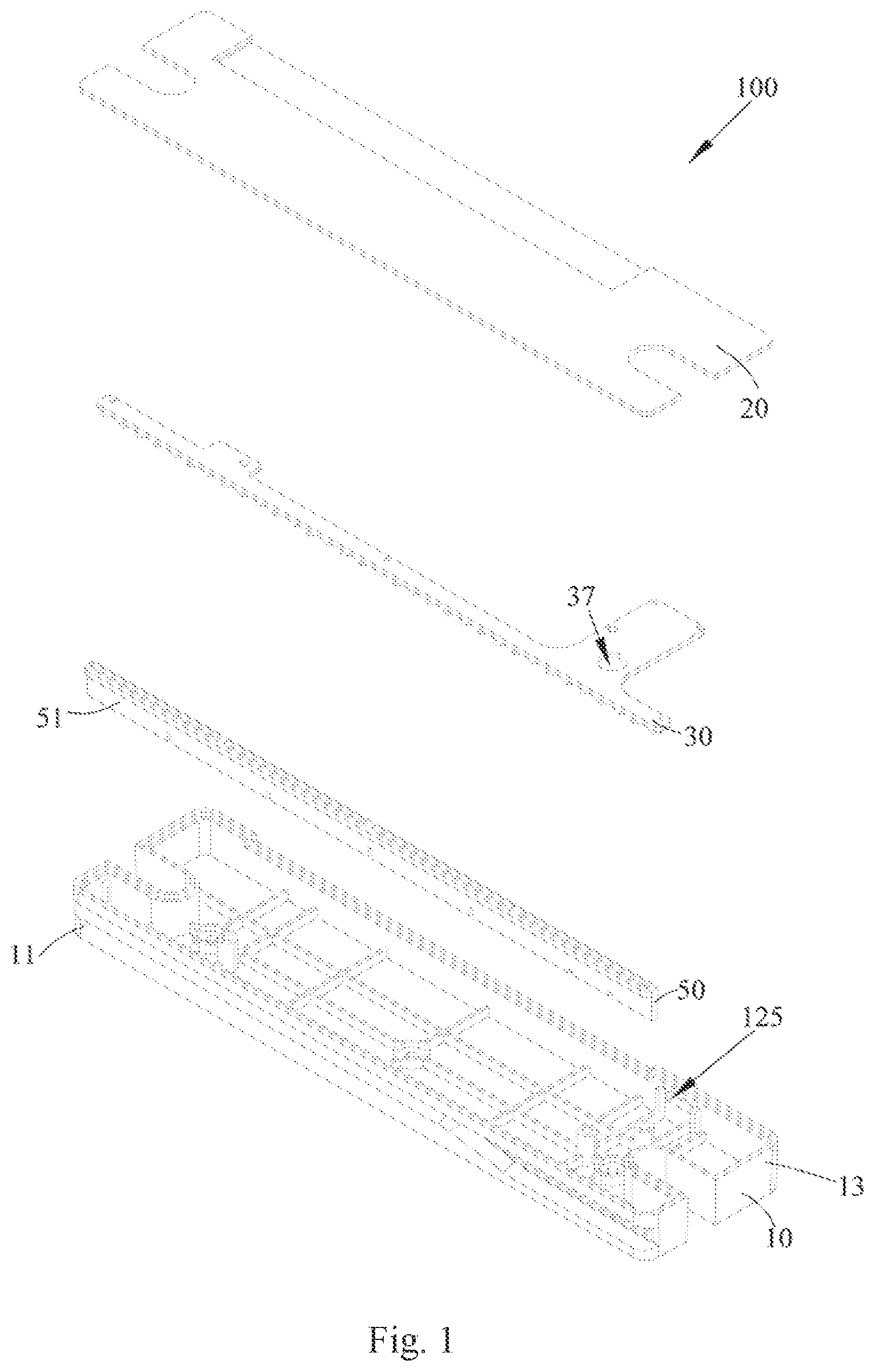 Patent US11782206 — Light box — Figure 1