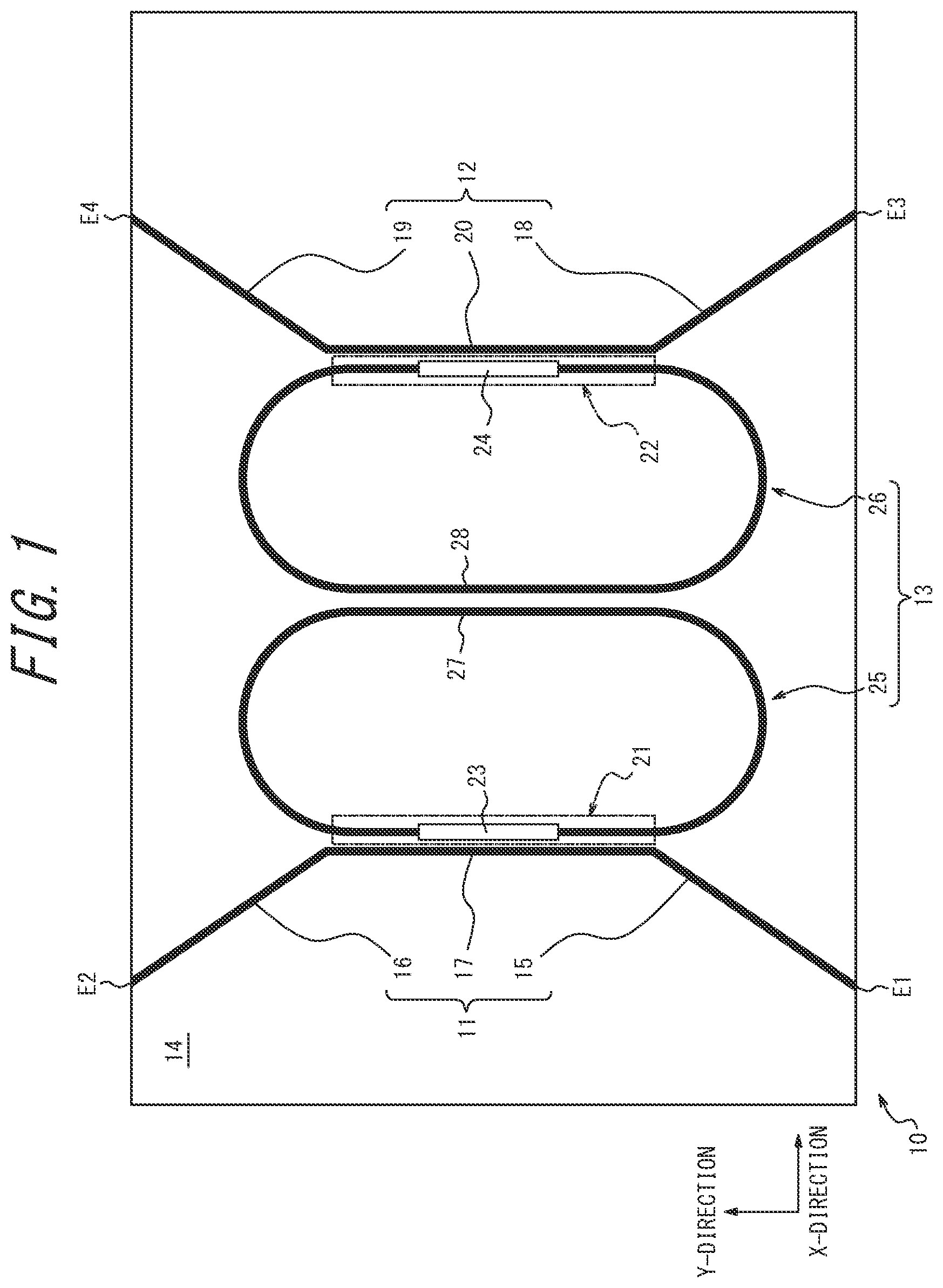 Patent US11782219 — Optical switch — Figure 1