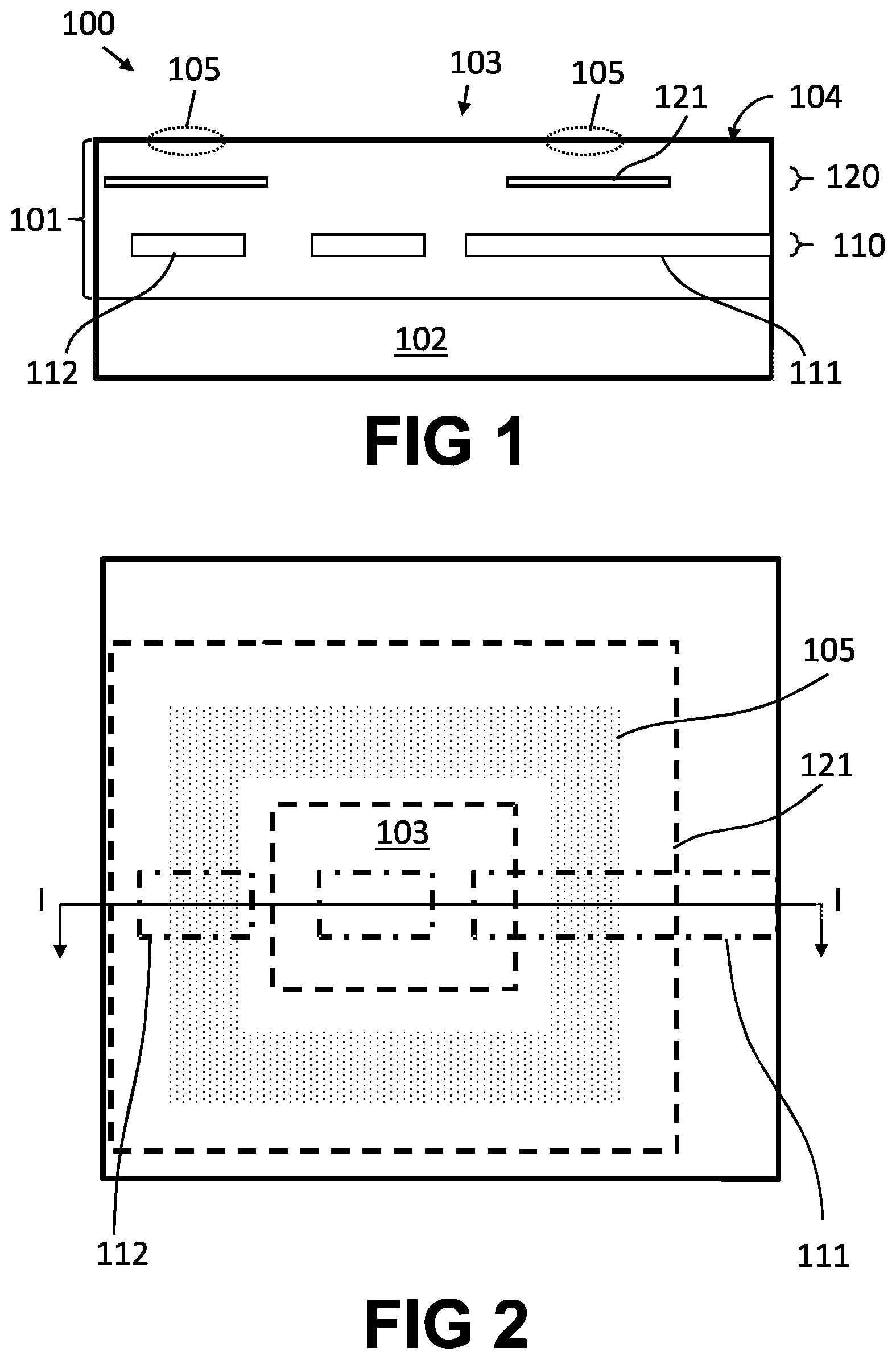 Patent US11782227 — Weld protection for hermetic wafer-level sealing — Figure 1