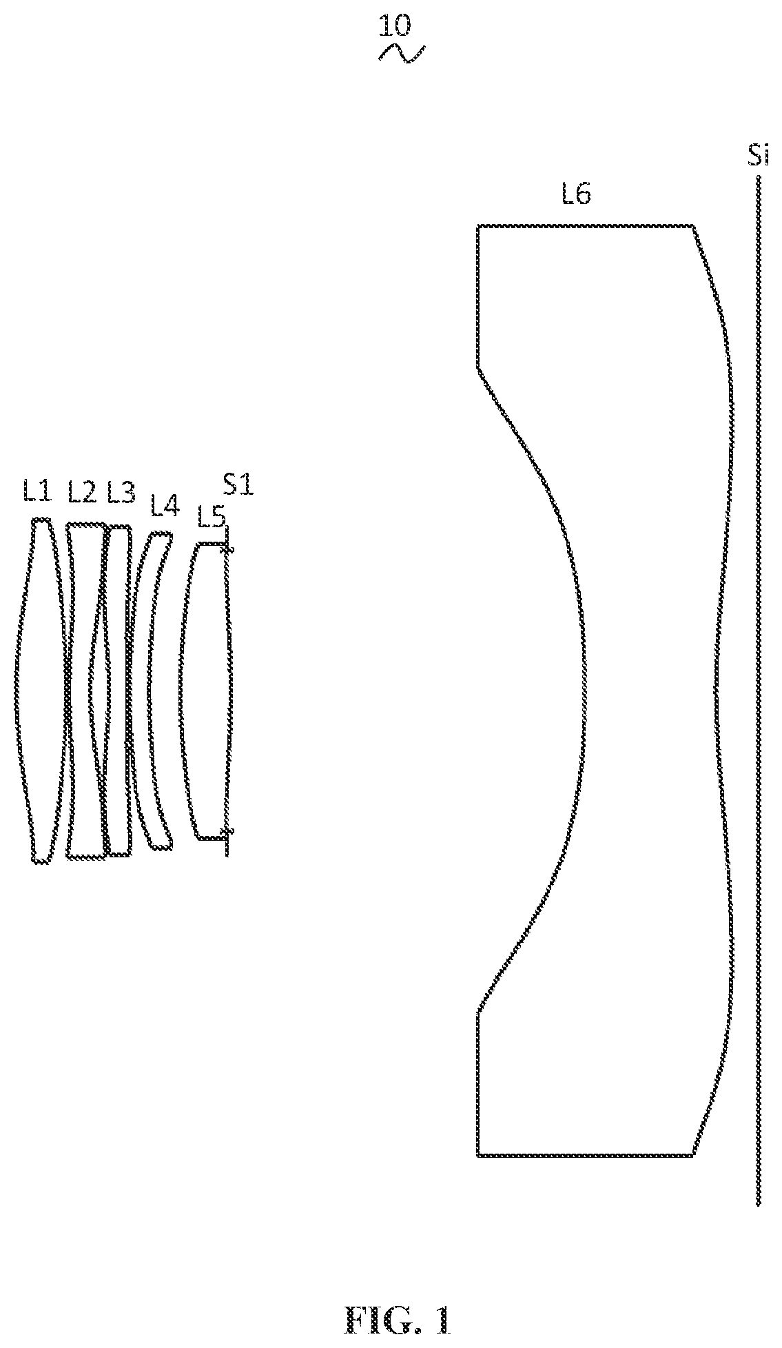 Patent US11782237 — Camera optical lens — Figure 1