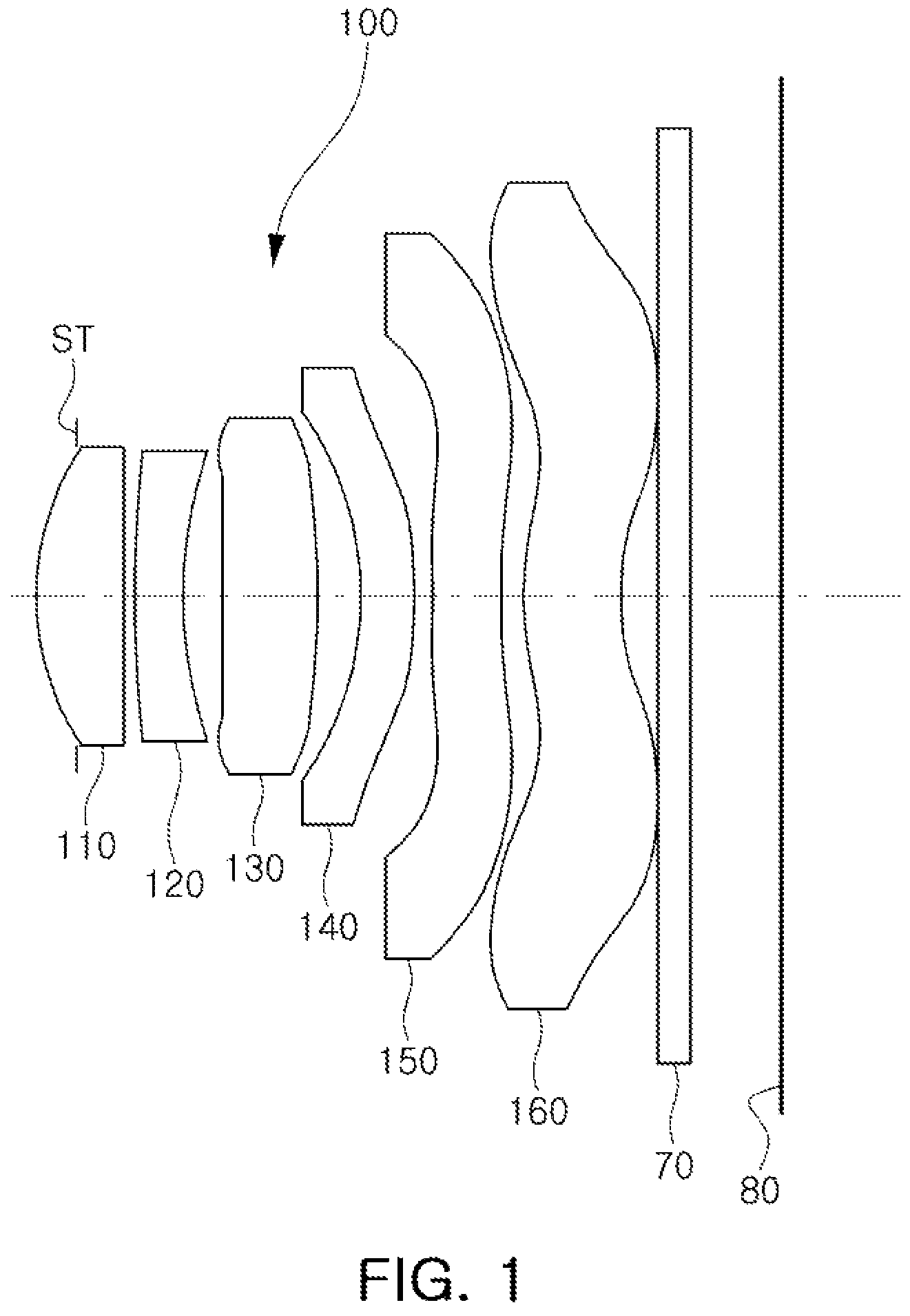 Patent US11782243 — Lens module — Figure 1