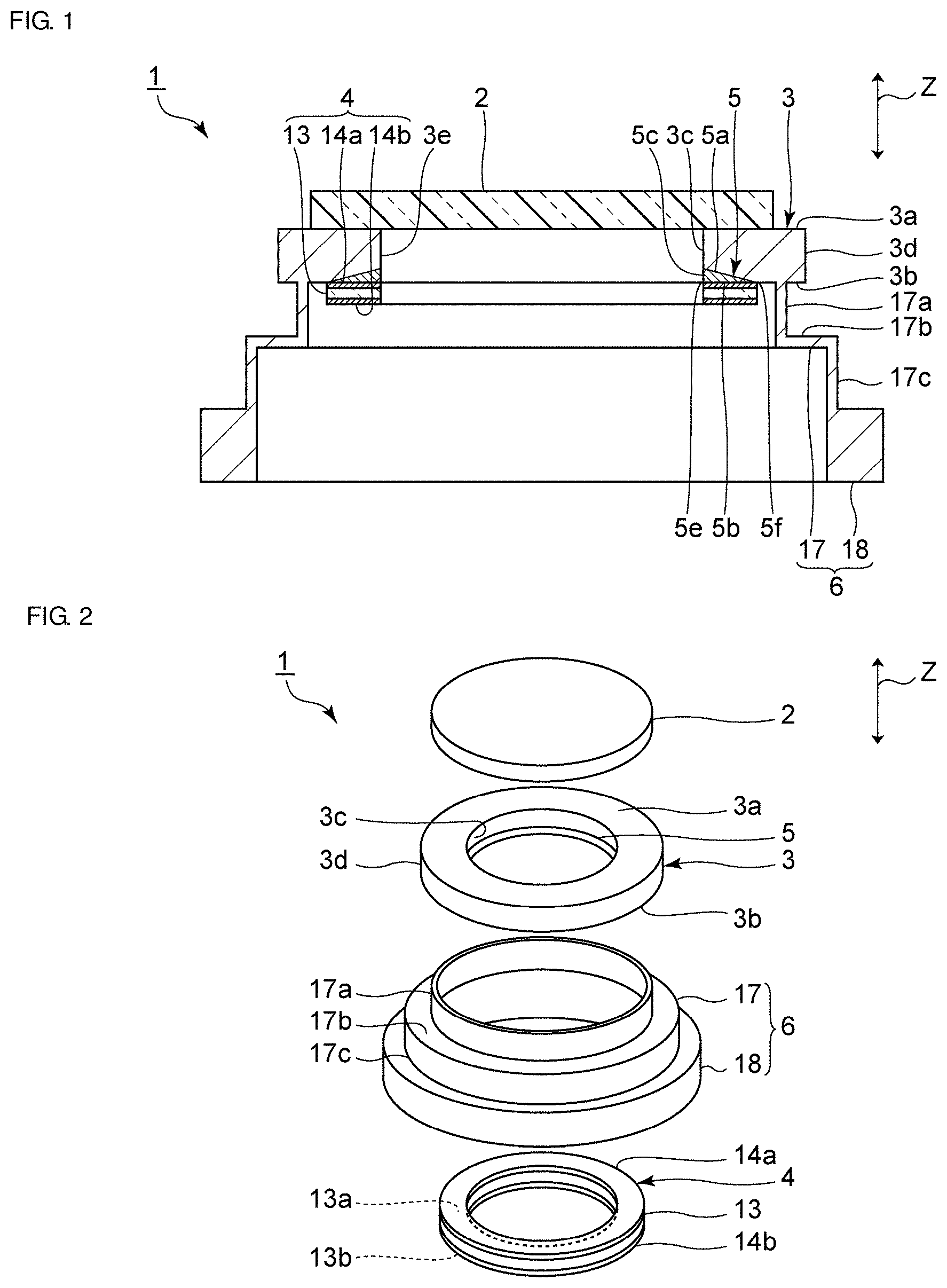 Patent US11782265 — Vibration device — Figure 1