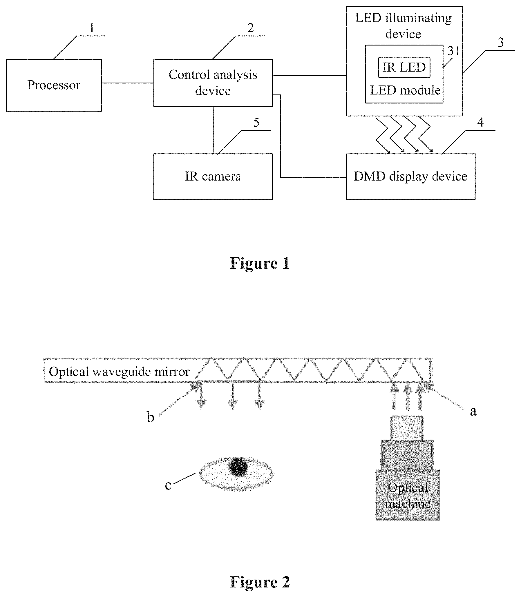 Patent US11782268 — Eyeball tracking system for near eye display apparatus, and near eye display apparatus — Figure 1