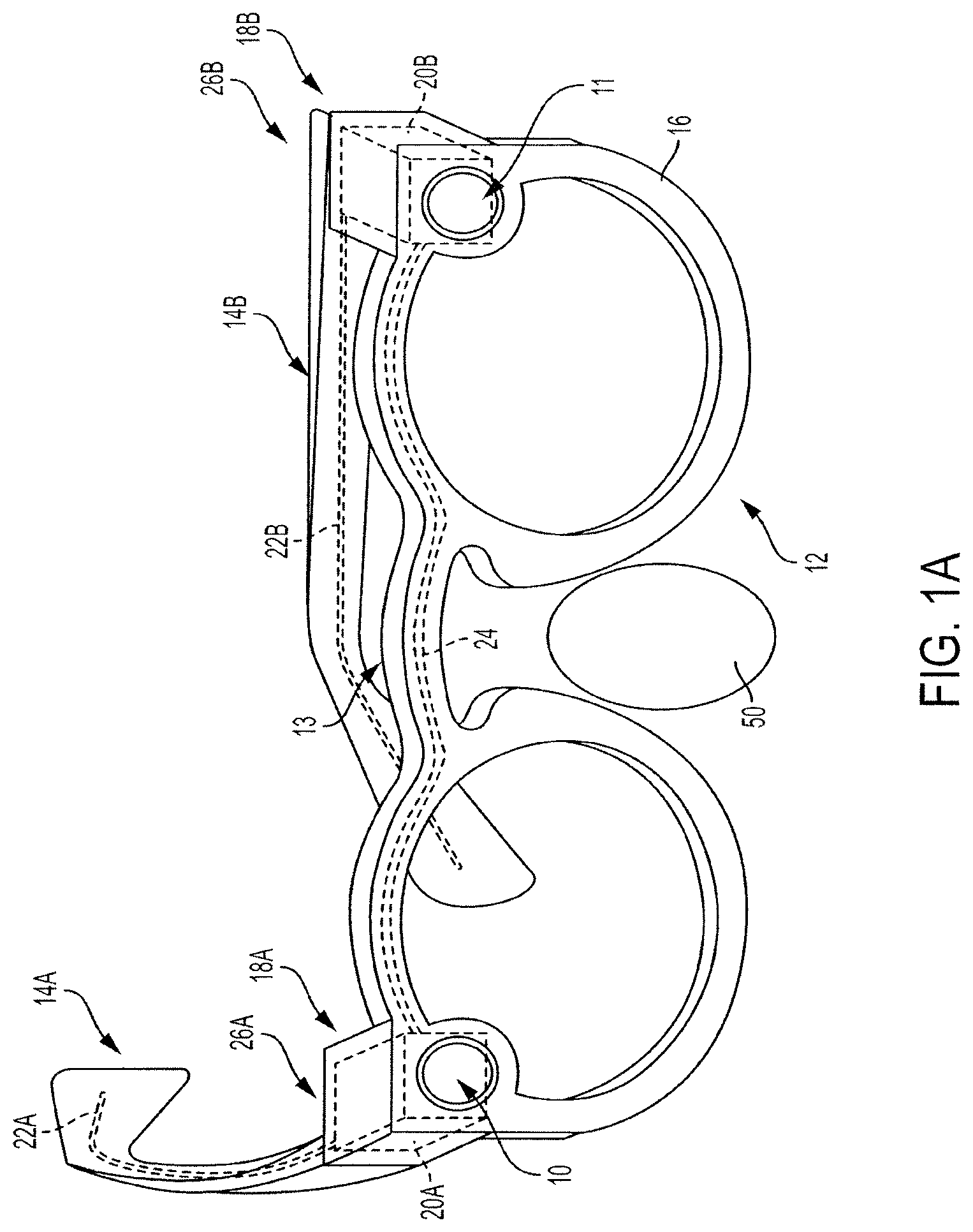 Patent US11782269 — Eyewear use detection — Figure 1