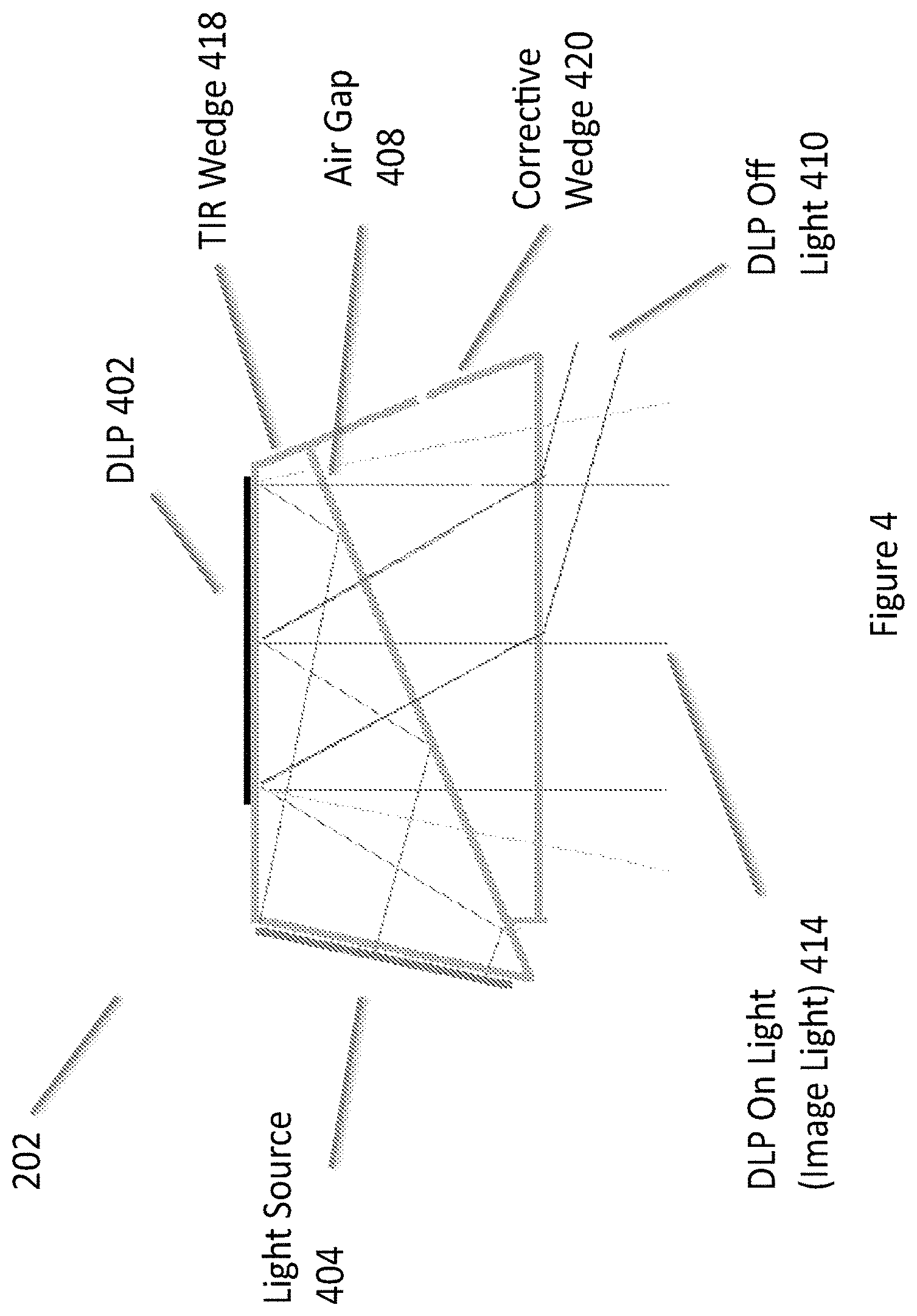 Patent US11782274 Figure 5 – Stray light suppression for head worn computing
