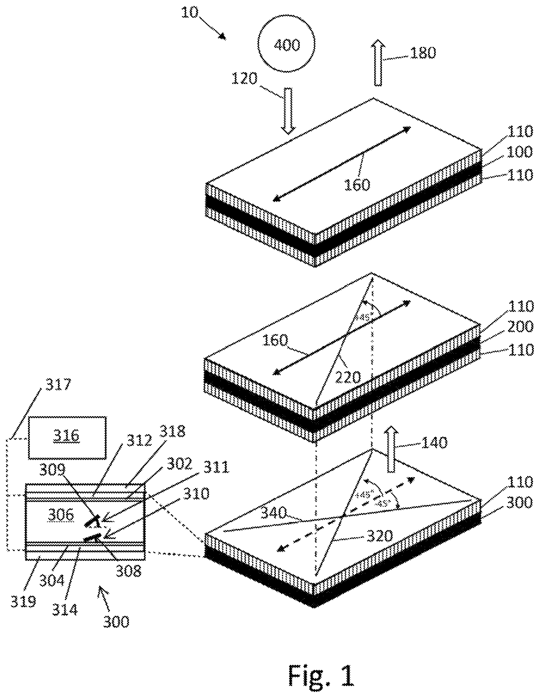 Patent US11782315 — Liquid crystal display with external retarder — Figure 1