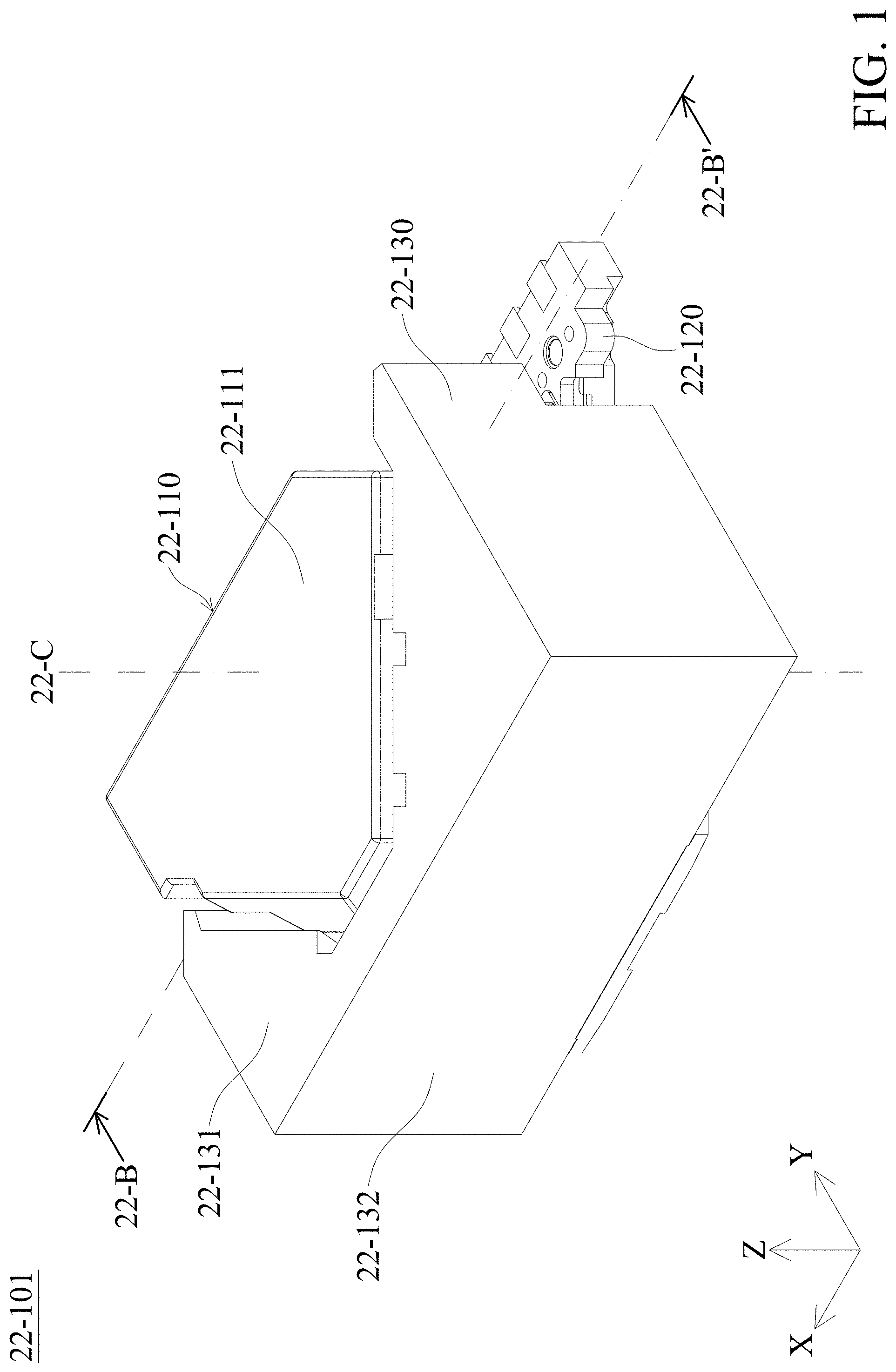 Patent US11782324 — Optical member driving mechanism — Figure 1