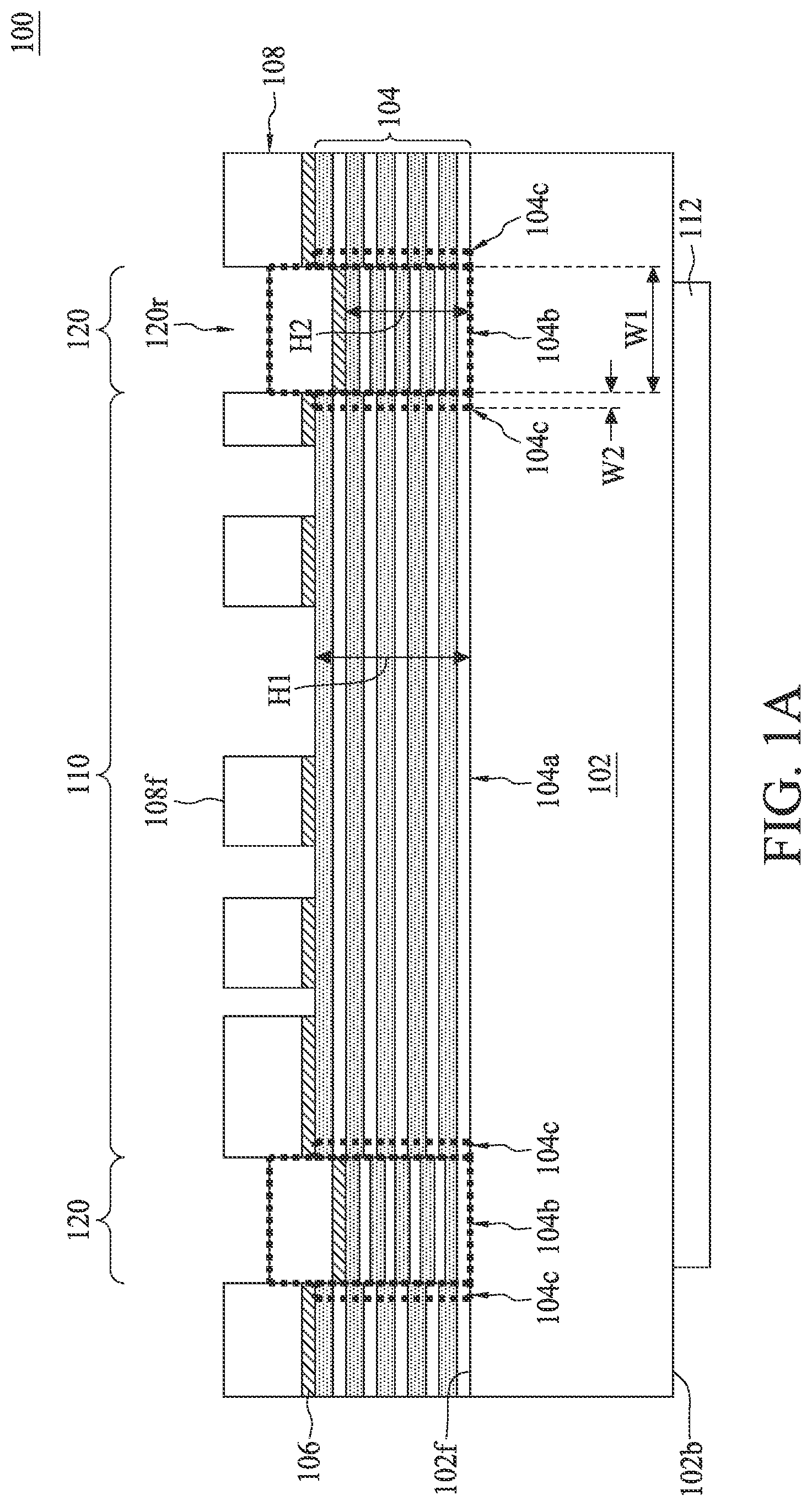 Patent US11782338 — EUV photomask and manufacturing method of the same — Figure 1
