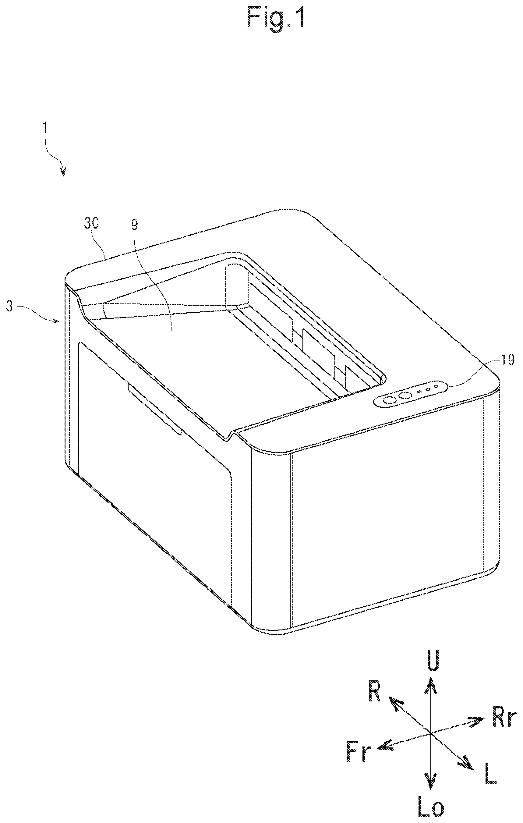 Patent US11782358 — Developing agent filling device that releases developing roller from pressure of regulation blade, and developing agent filling method — Figure 1