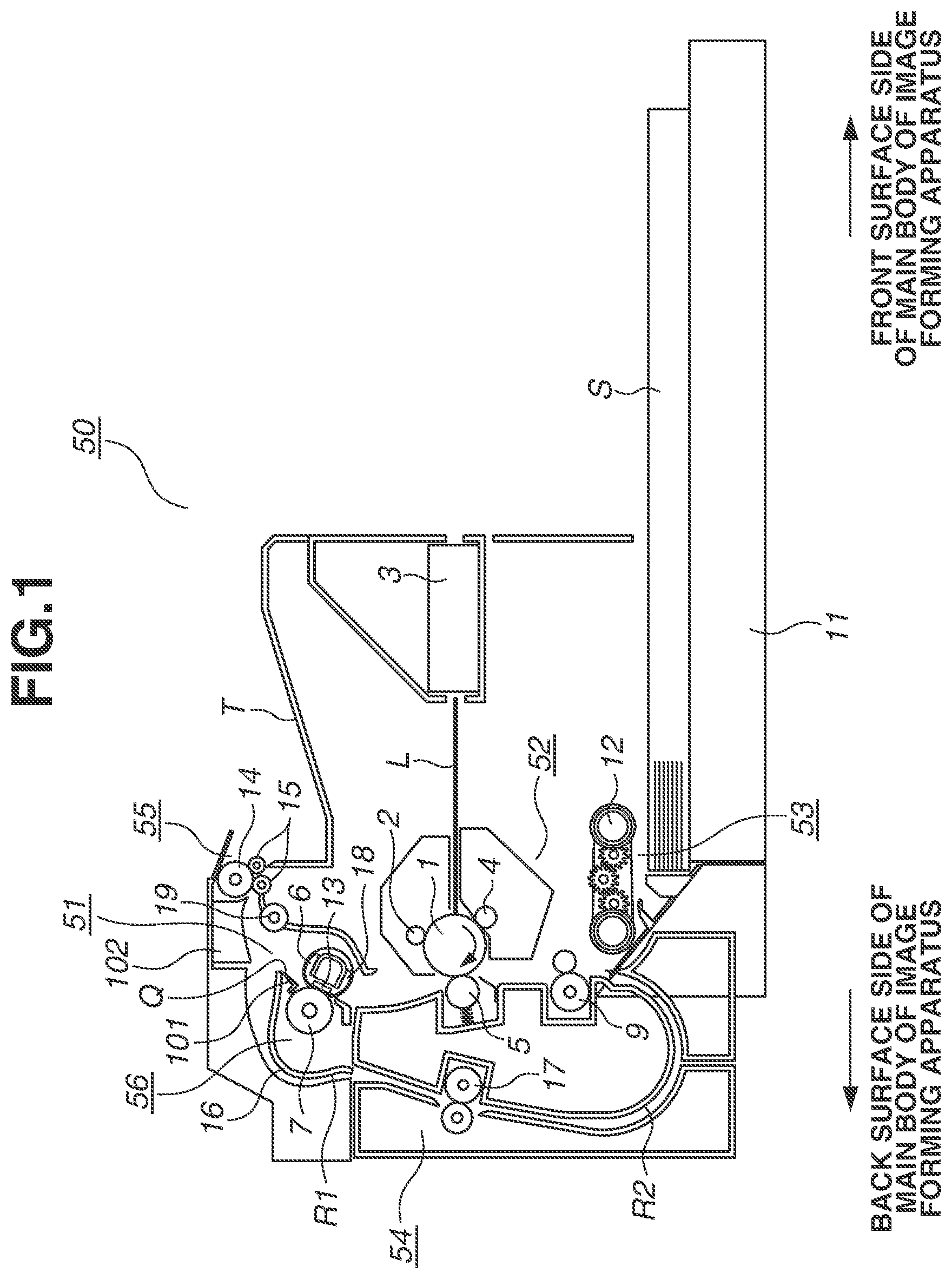 Patent US11782365 Figure 1 – Image forming apparatus