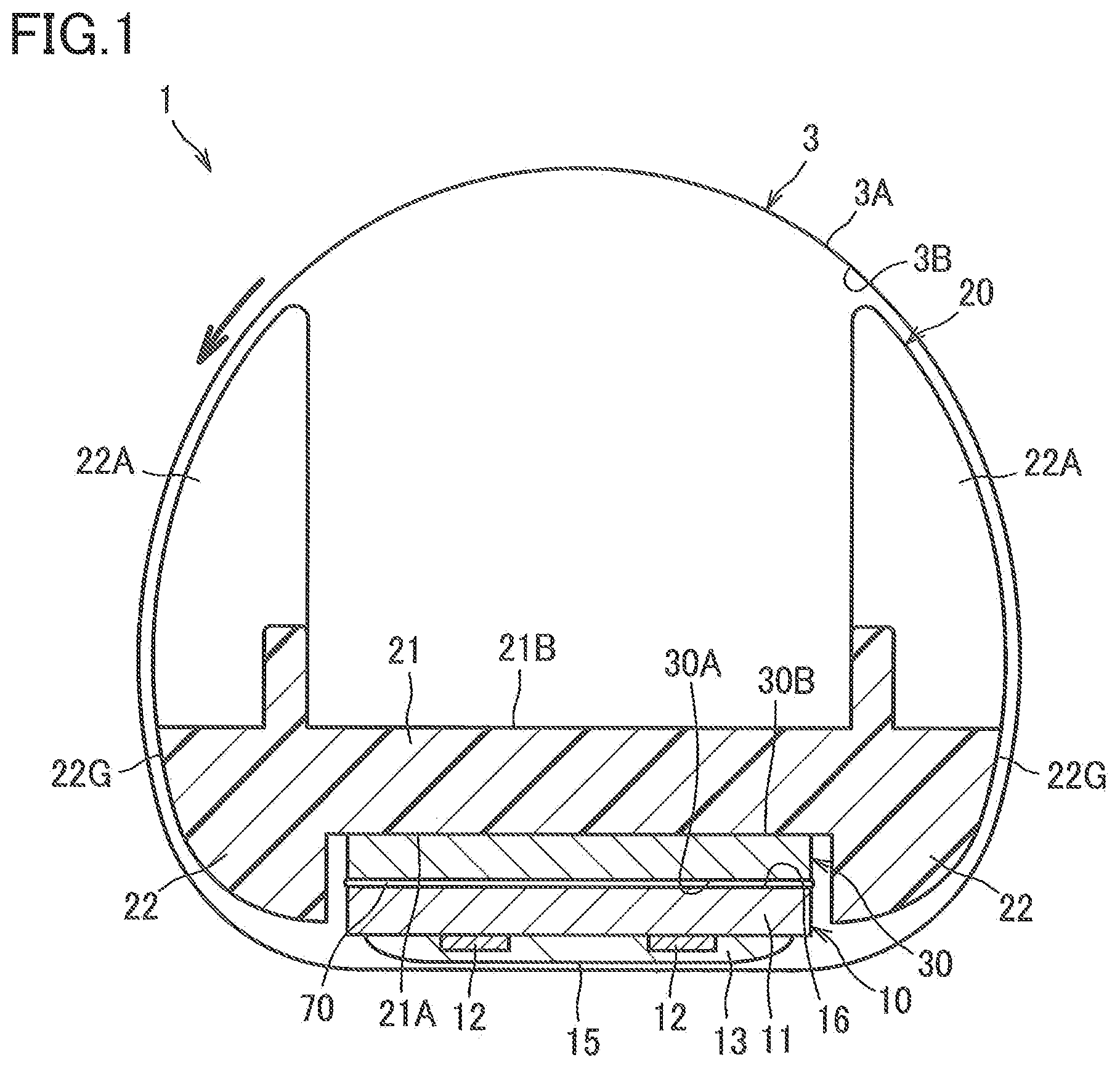 Patent US11782368 — Heating unit — Figure 1