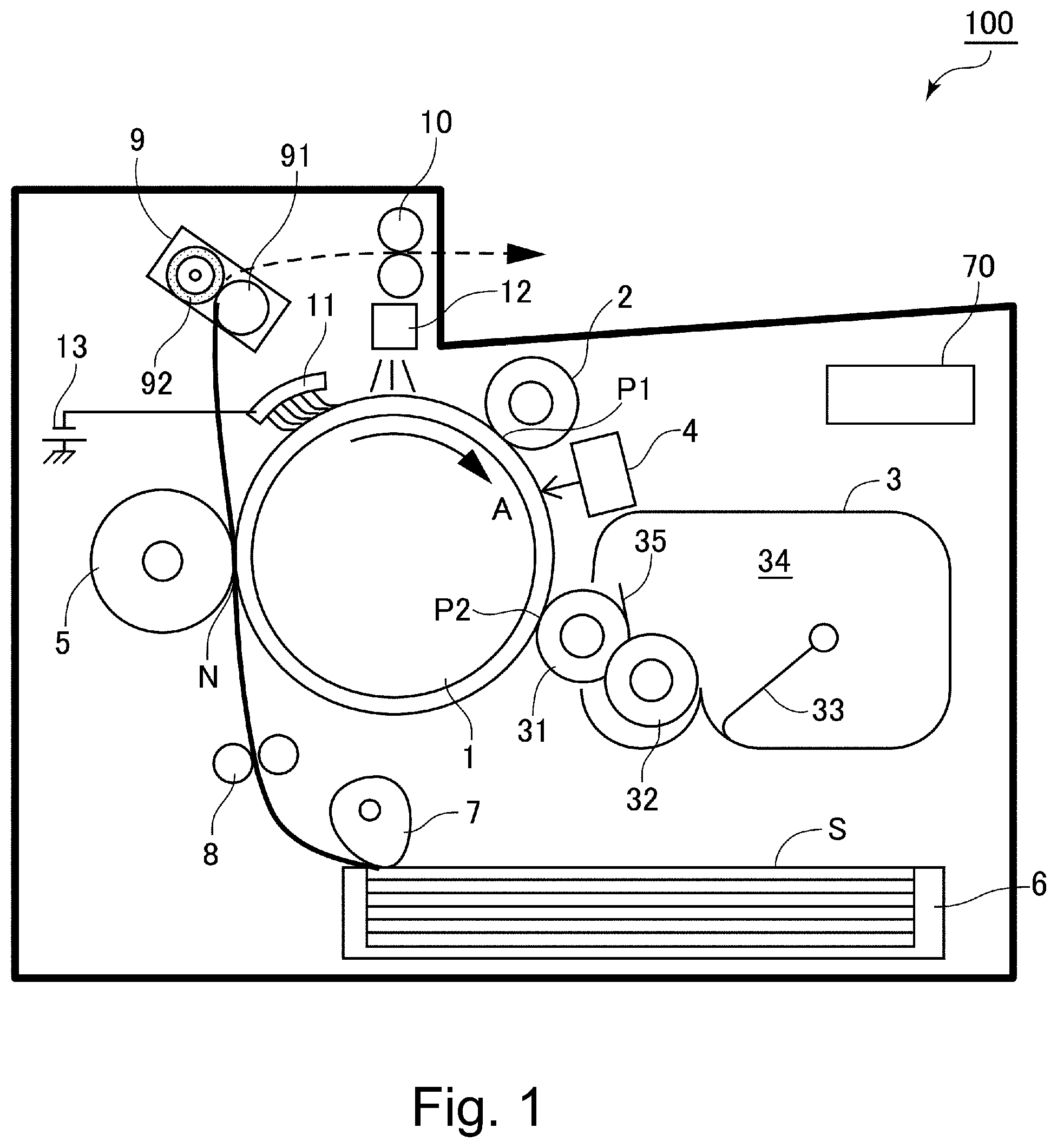 Patent US11782377 — Image forming apparatus — Figure 1