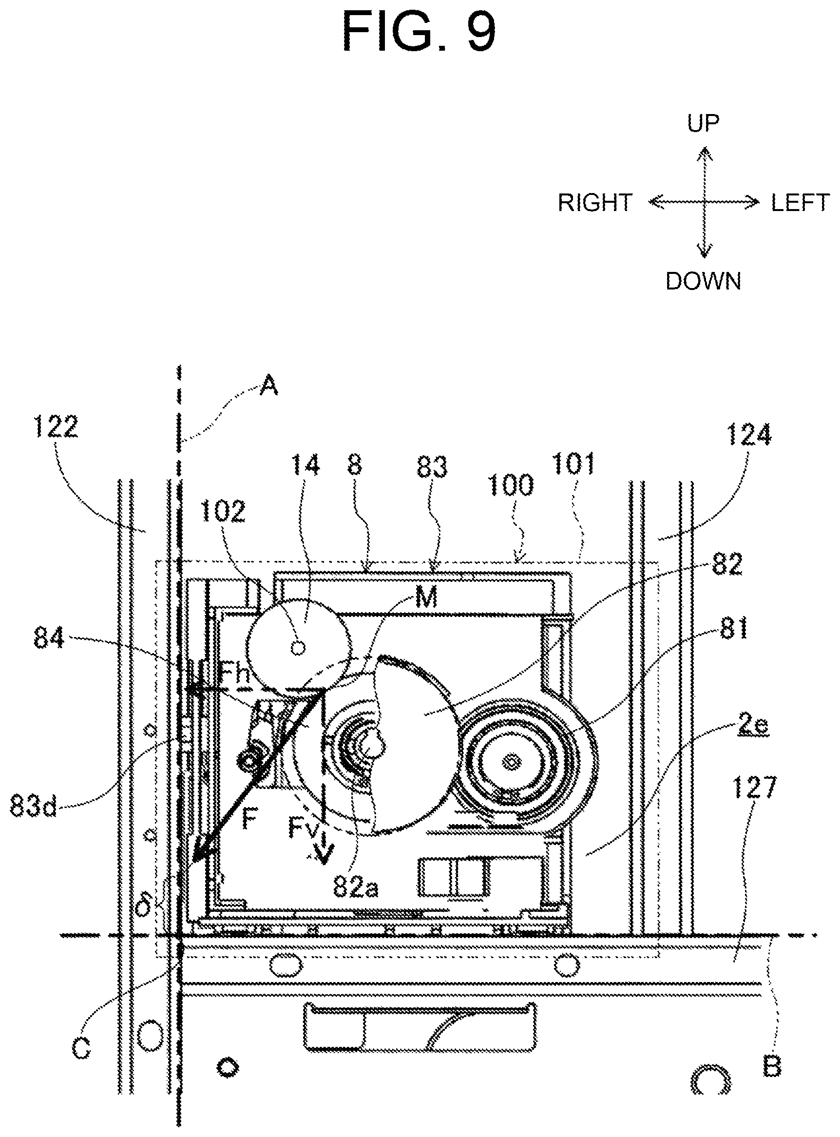 Patent US11782381 Figure 9 – Image formation device
