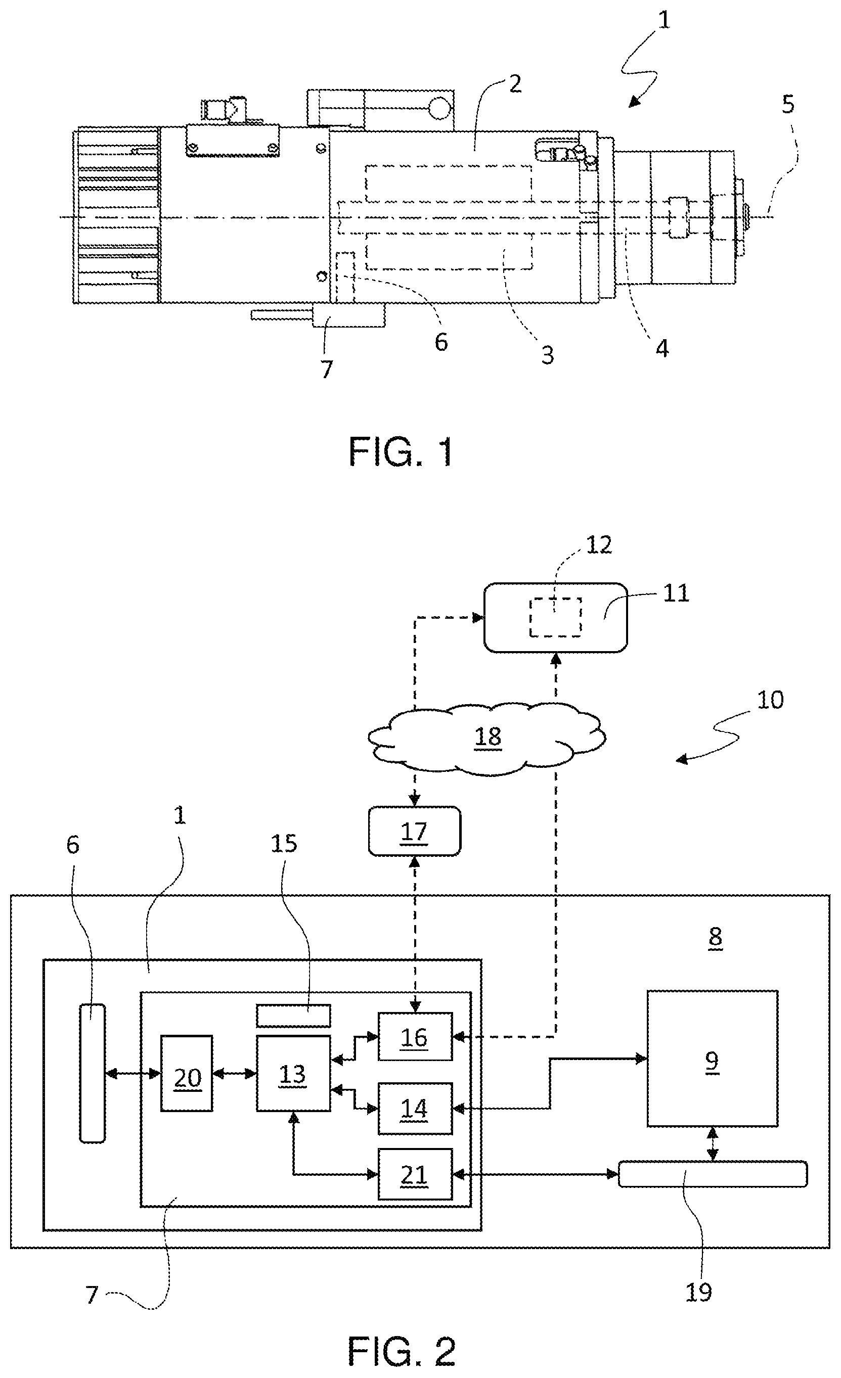 Patent US11782405 Figure 1 – Operating device for a machine tool