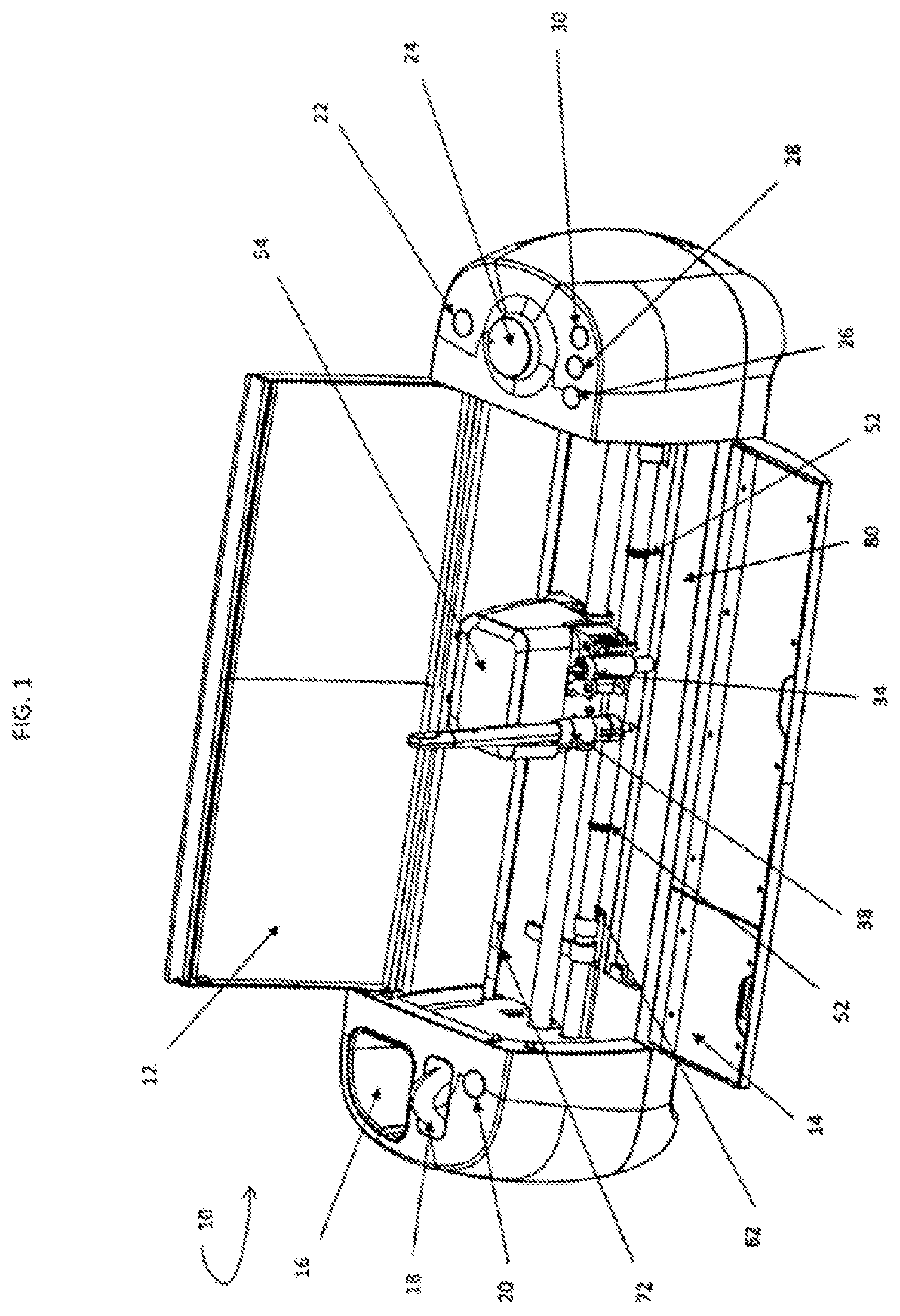 Patent US11782413 — Electronic cutting machine — Figure 1