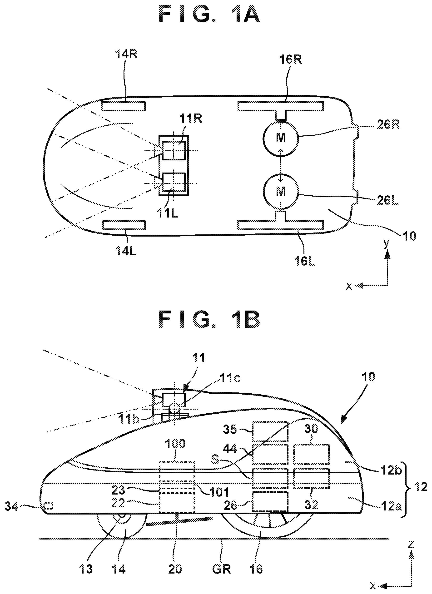 Patent US11782447 — Autonomous work machine, method of controlling the same, and storage medium — Figure 1