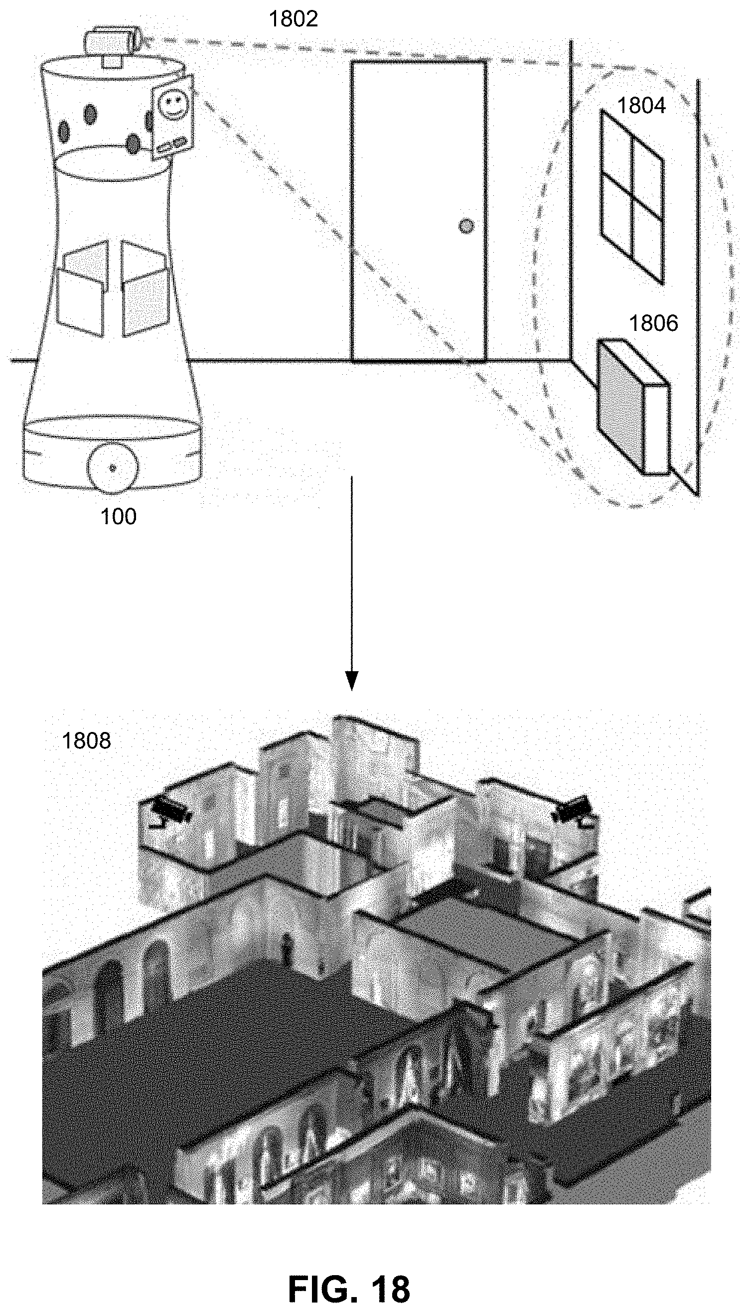 Patent US11782452 Figure 17 – Surveillance prevention by mobile robot