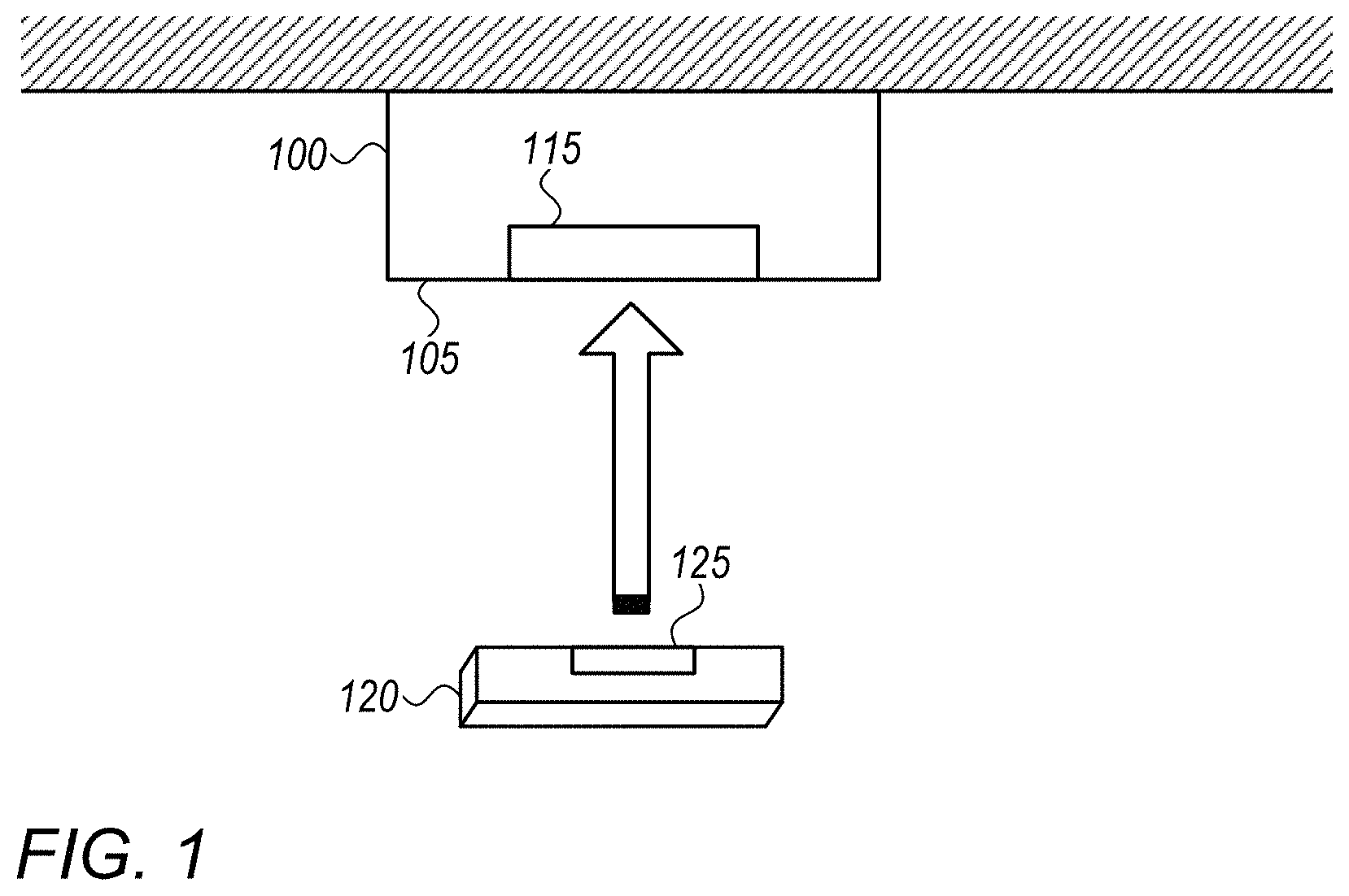 Patent US11782456 — Device, system and a method for magnetically docking a flying apparatus — Figure 1