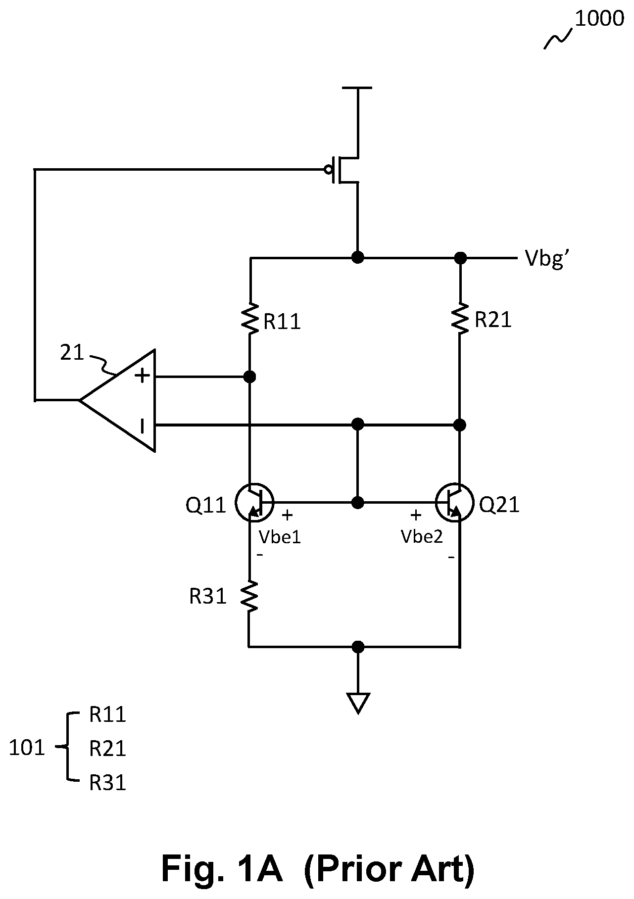 Patent US11782469 — Reference signal generator having high order temperature compensation — Figure 1