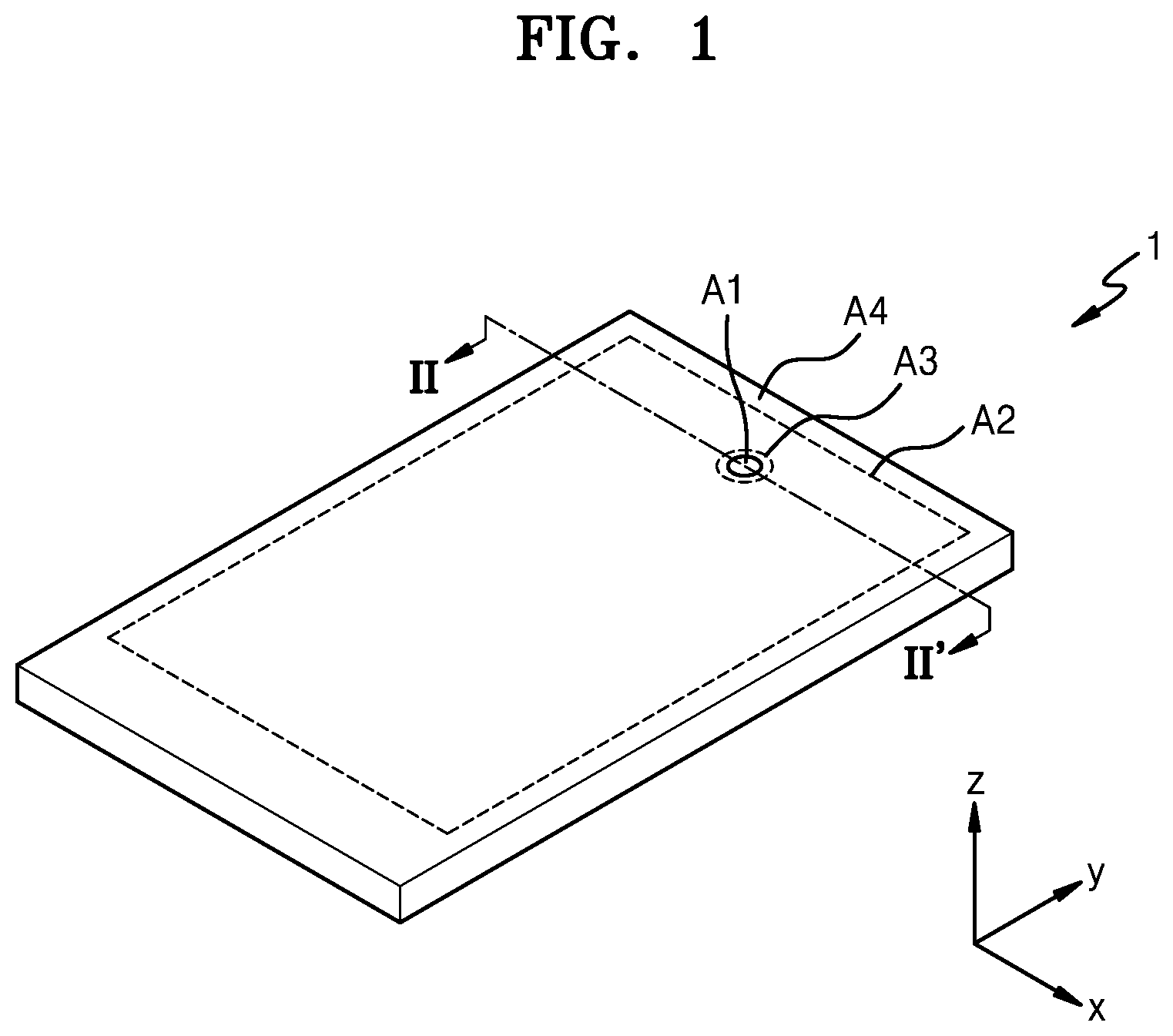 Patent US11782477 — Display apparatus and wiring for input sensing section — Figure 1