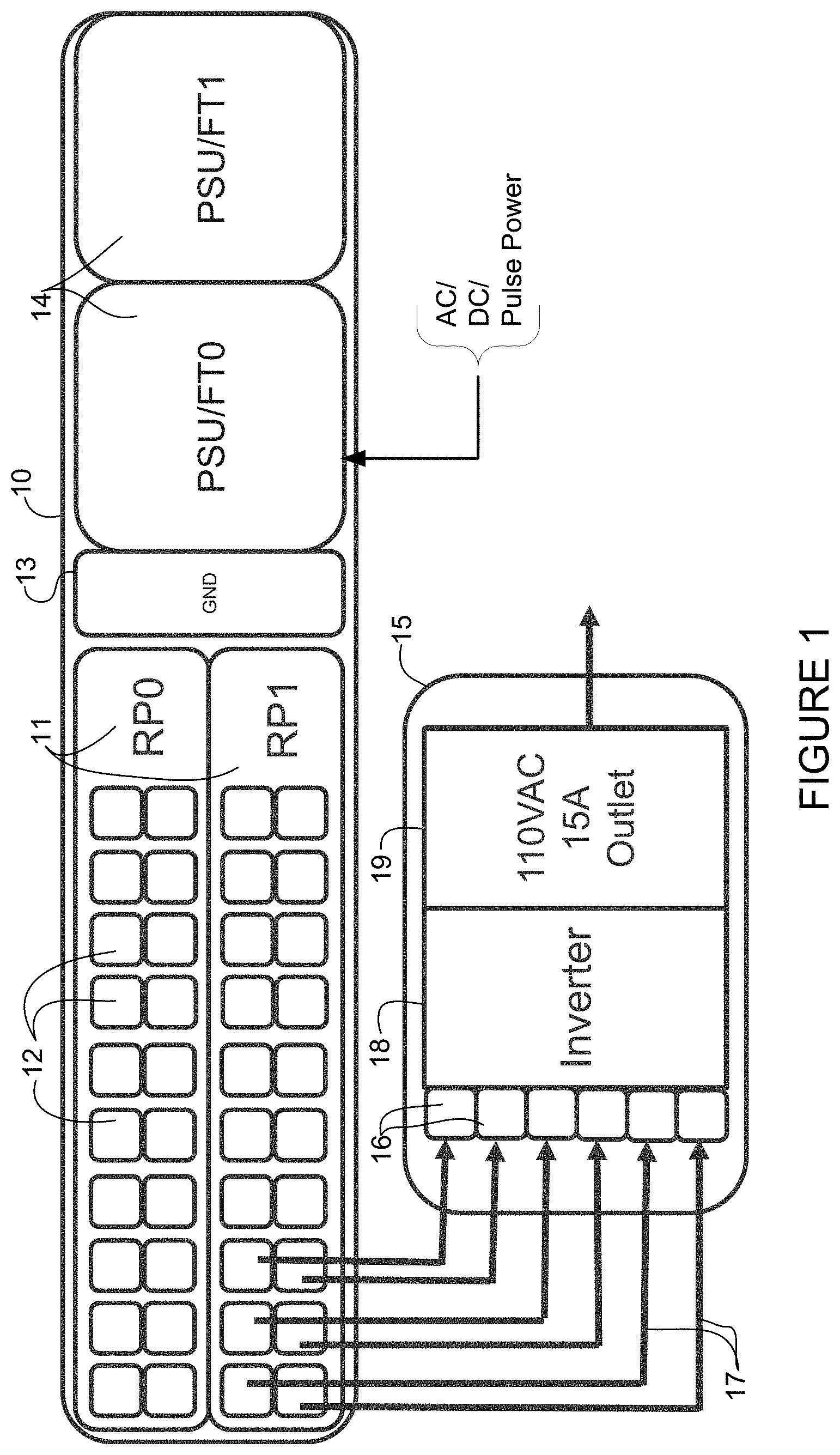 Patent US11782491 Figure 1 – Delivery of AC power with higher power PoE (power over ethernet) systems