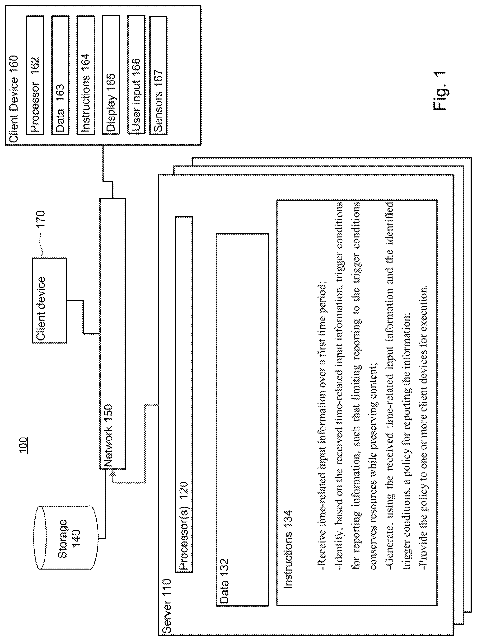 Patent US11782496 — Smart context subsampling on-device system — Figure 1