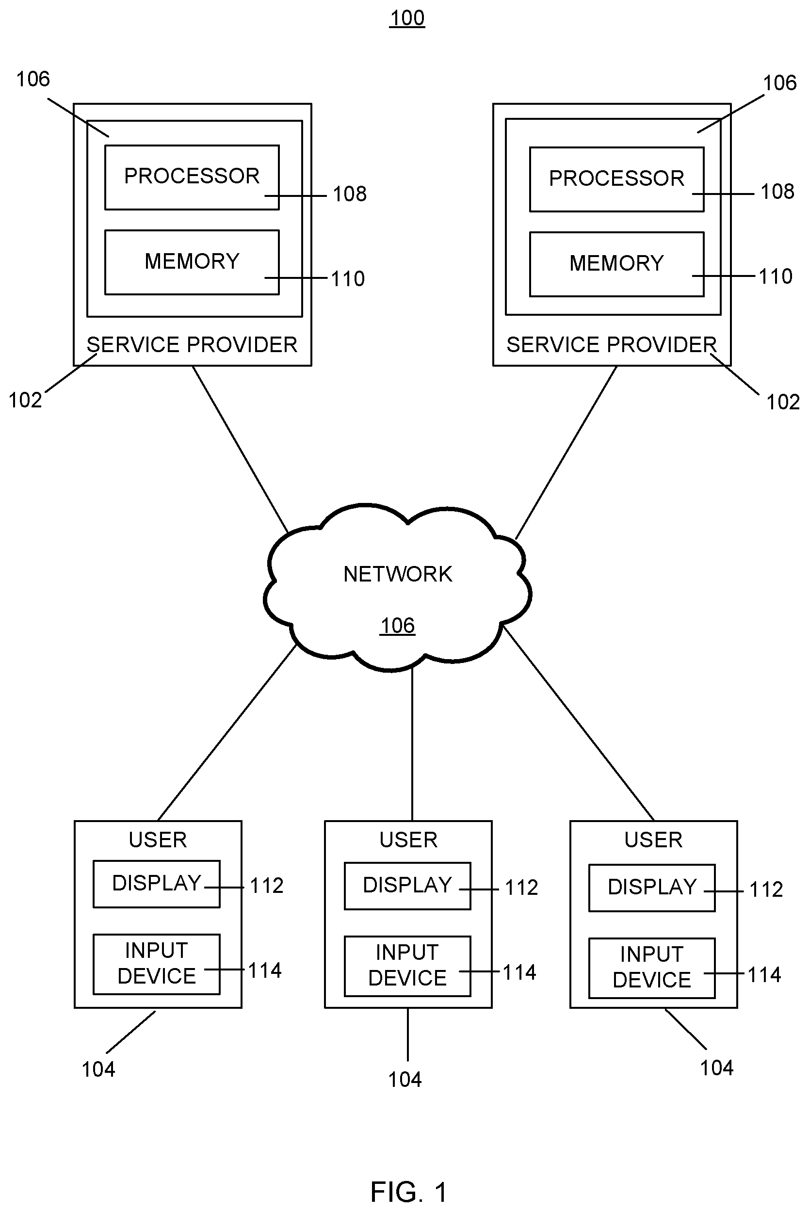 Patent US11782500 — System, method and apparatus of simulating physics in a virtual environment — Figure 1