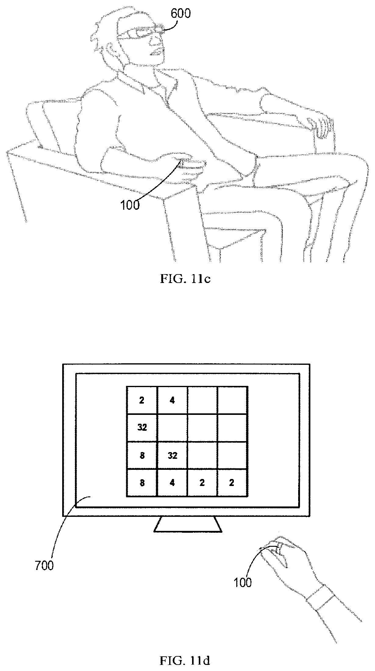 Patent US11782515 Figure 10 – Wearable device enabling multi-finger gestures