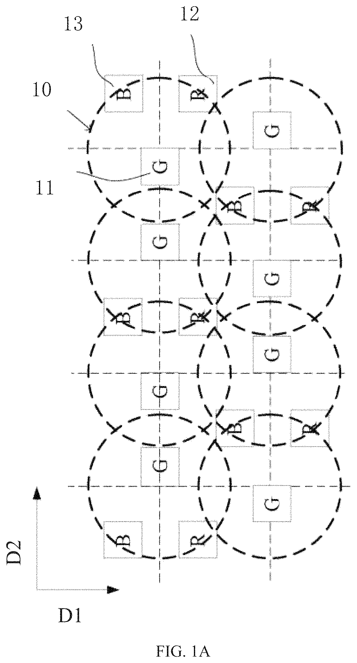 Patent US11782543 Figure 1 – Touch display panel and electronic device