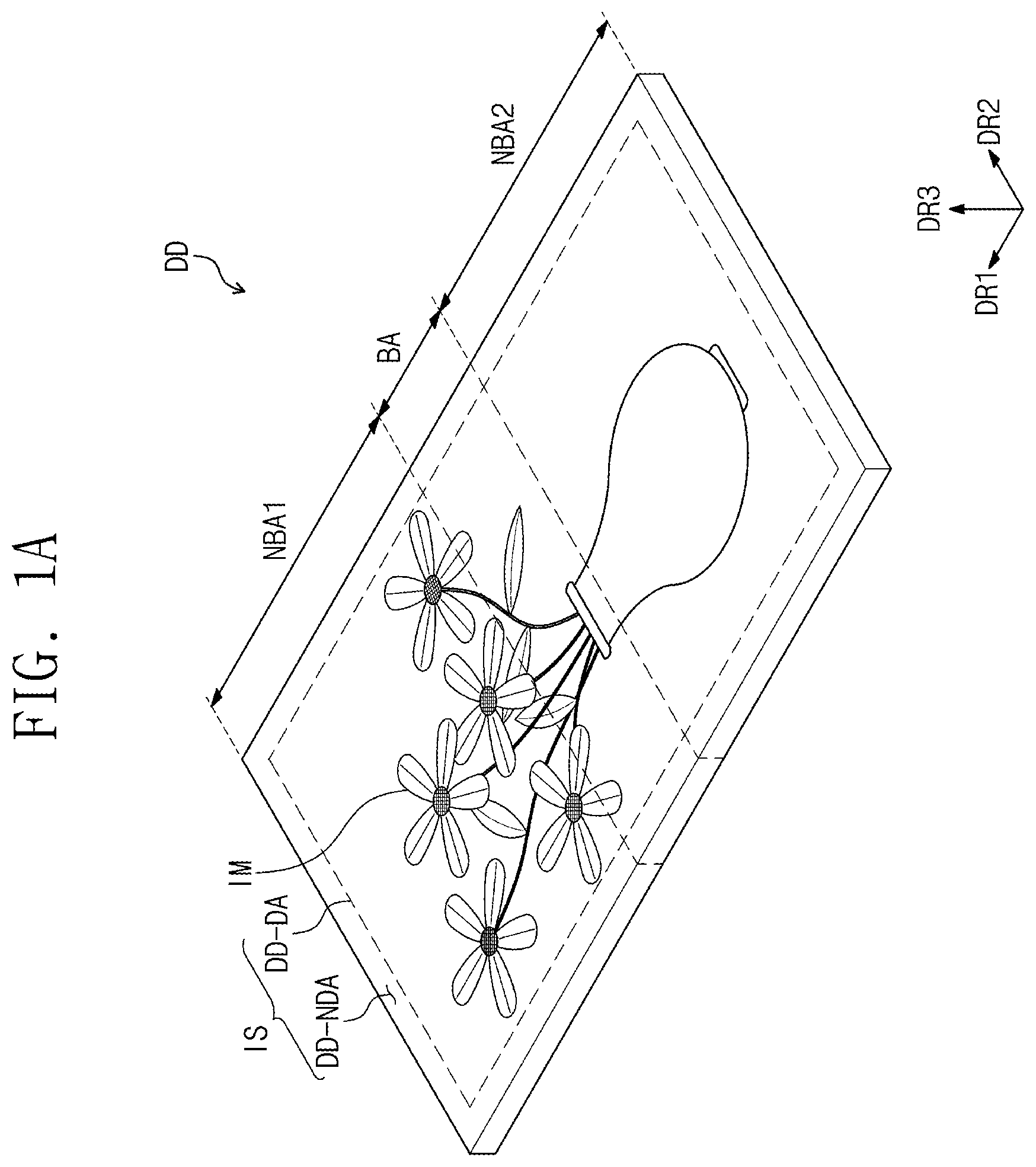 Patent US11782545 Figure 1 – Foldable display device