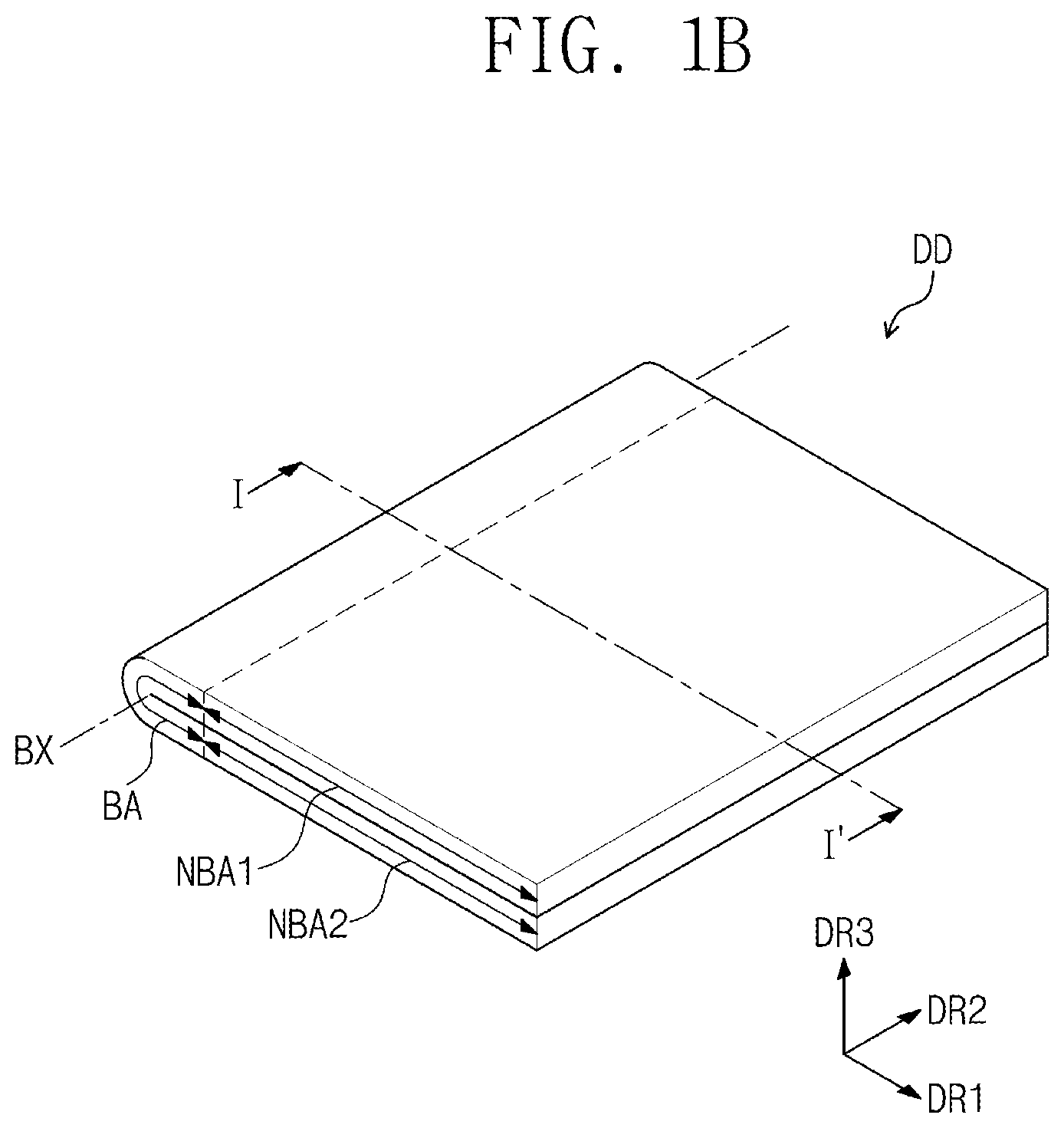 Patent US11782545 Figure 2 – Foldable display device