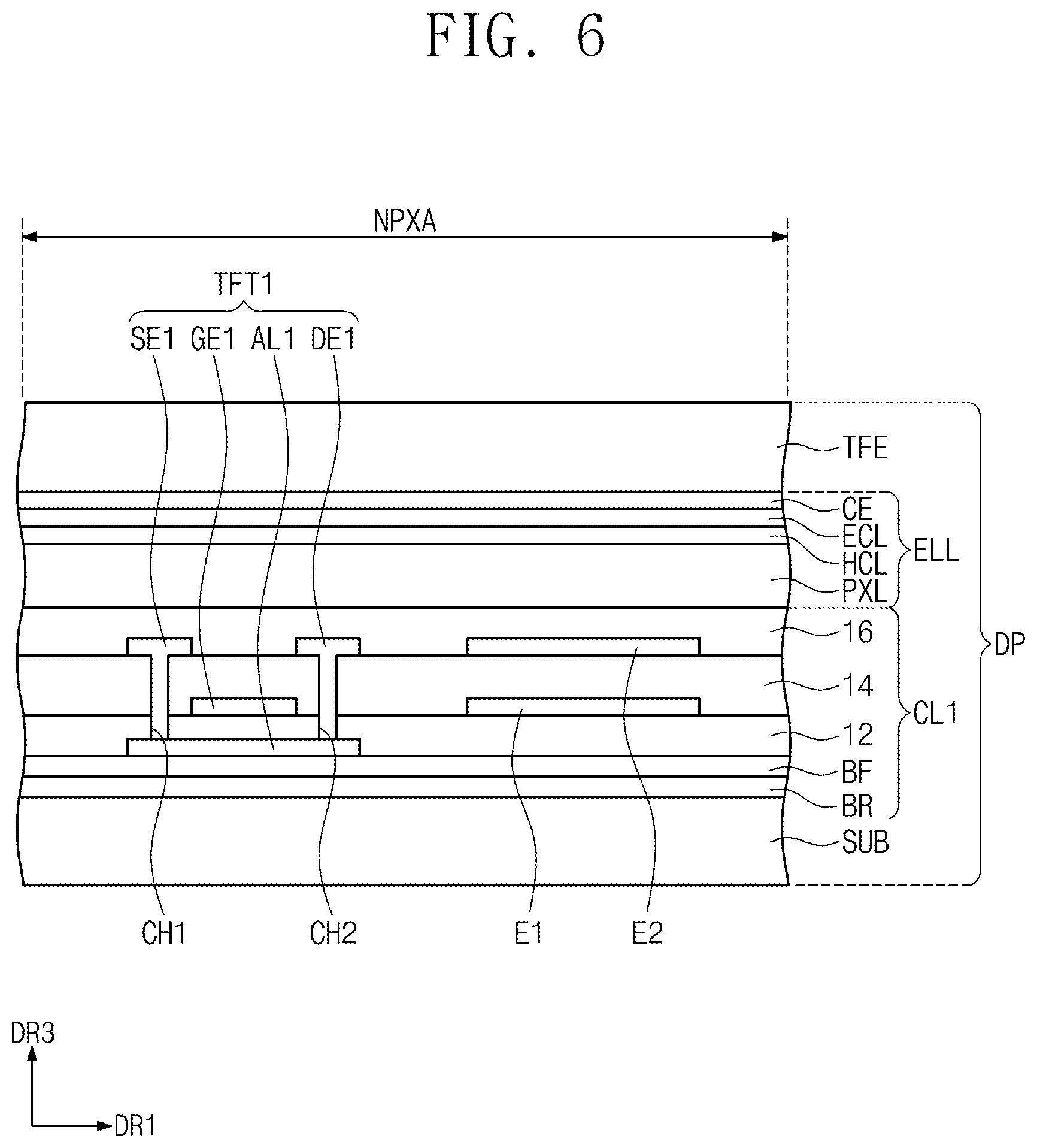 Patent US11782545 Figure 8 – Foldable display device
