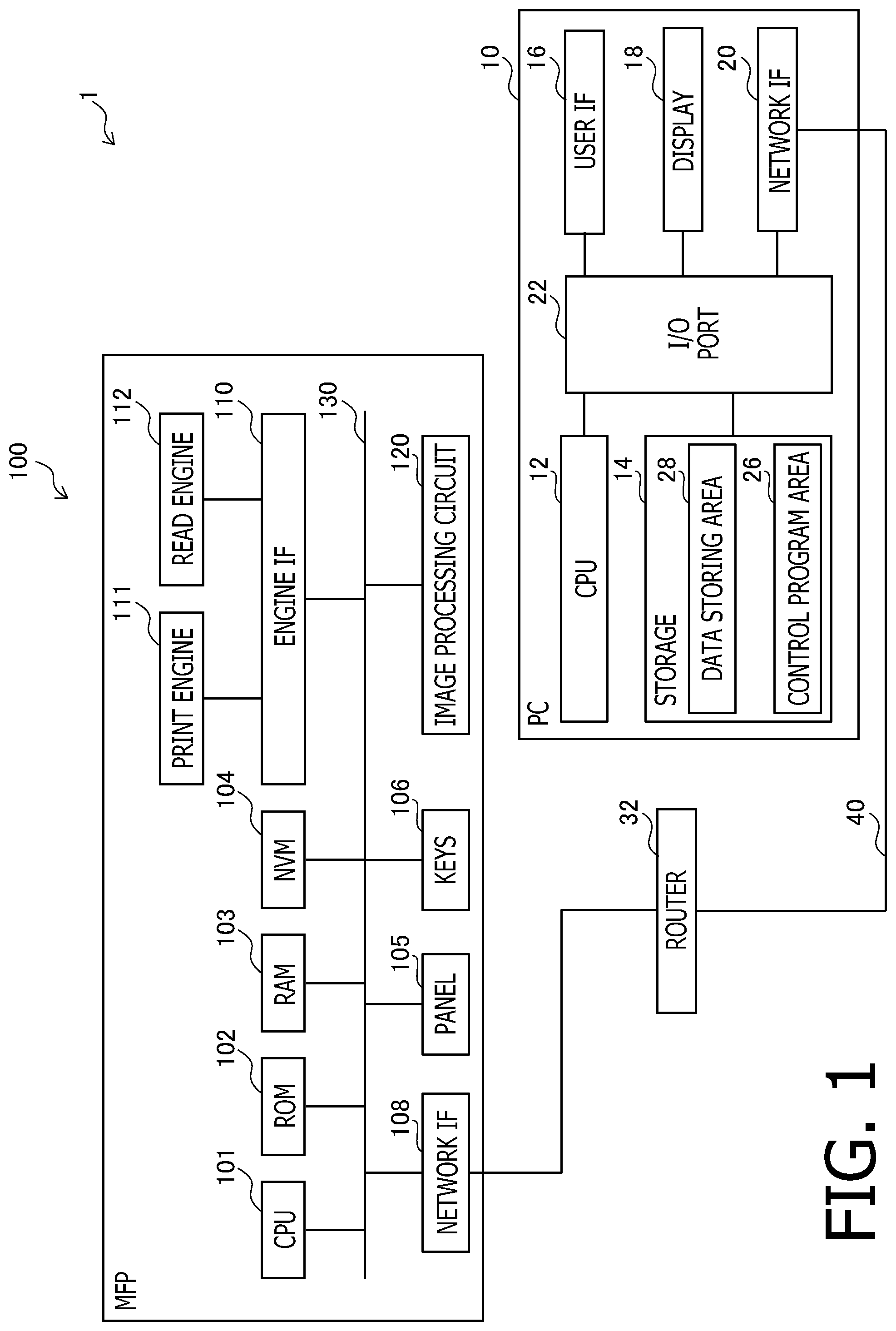 Patent US11782568 Figure 1 – Image processing system