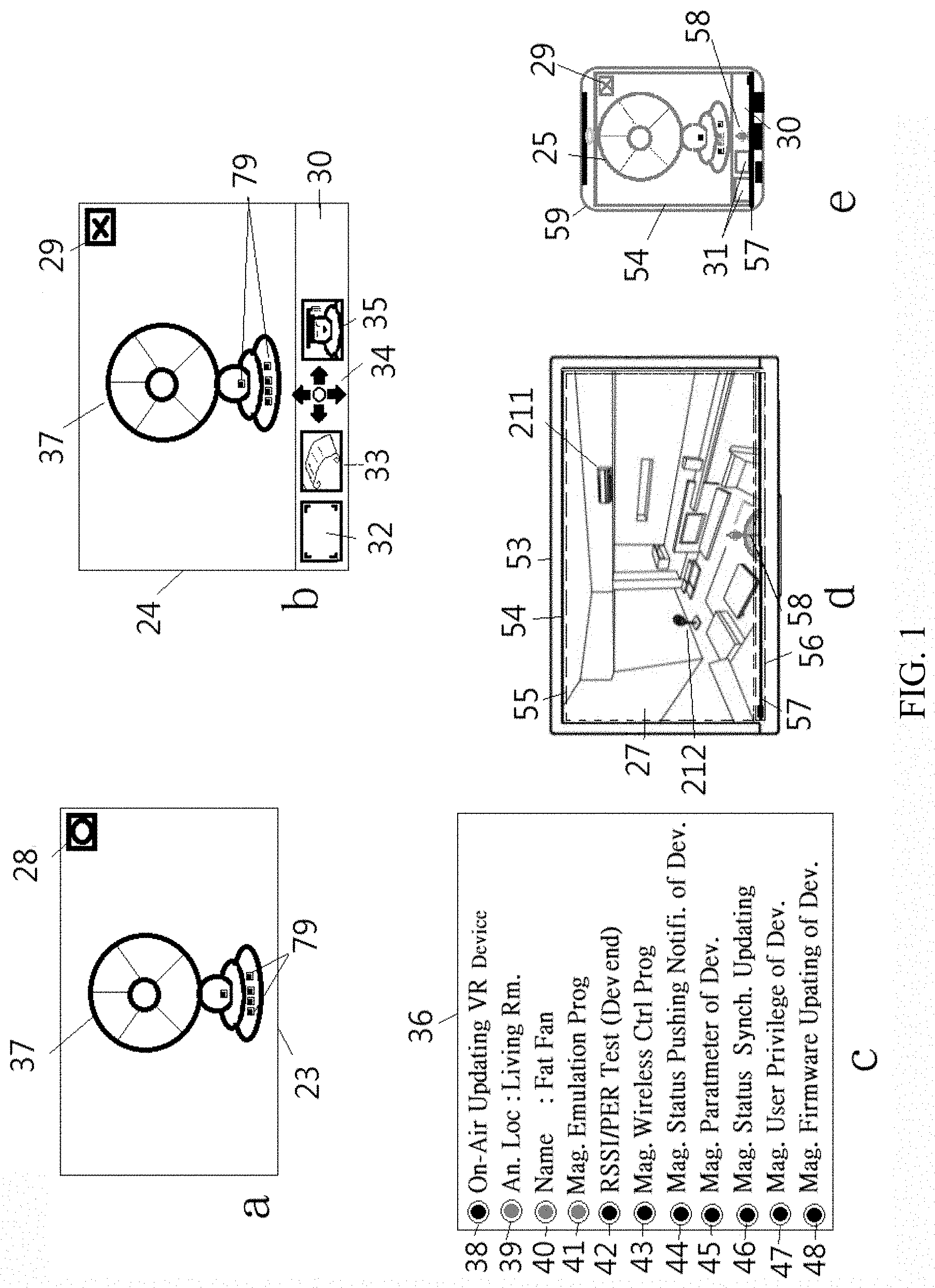 Patent US11782570 Figure 1 – Integration platform of internet of things and virtual device