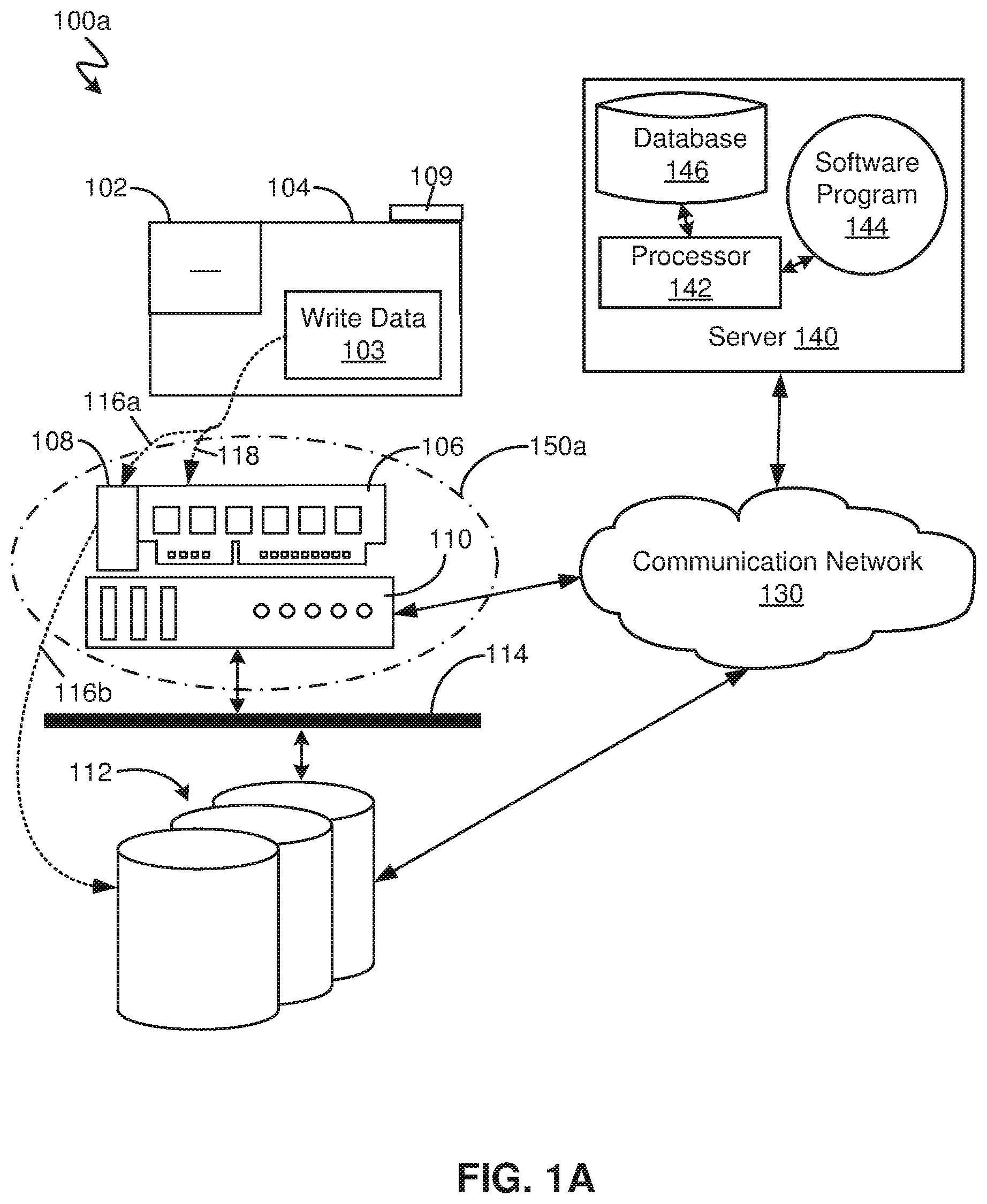Patent US11782630 Figure 1 – Efficient use of optional fast replicas via asymmetric replication