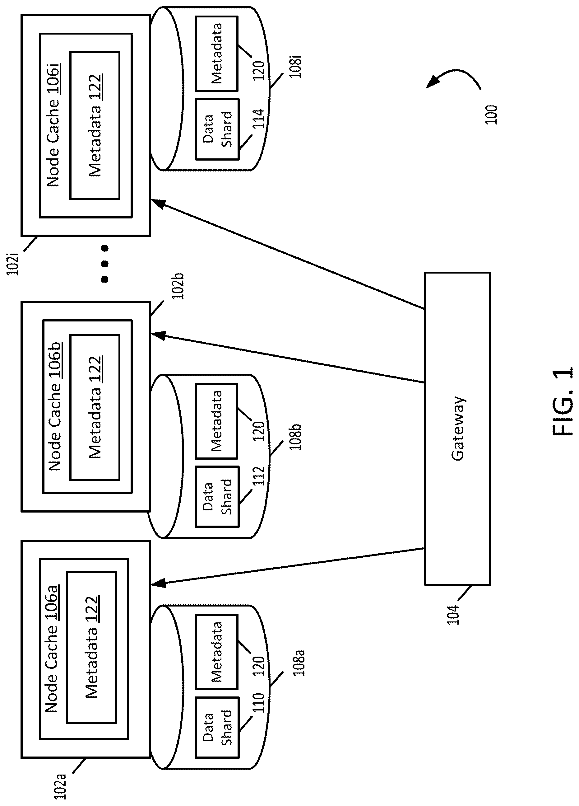 Patent US11782637 — Prefetching metadata in a storage system — Figure 1