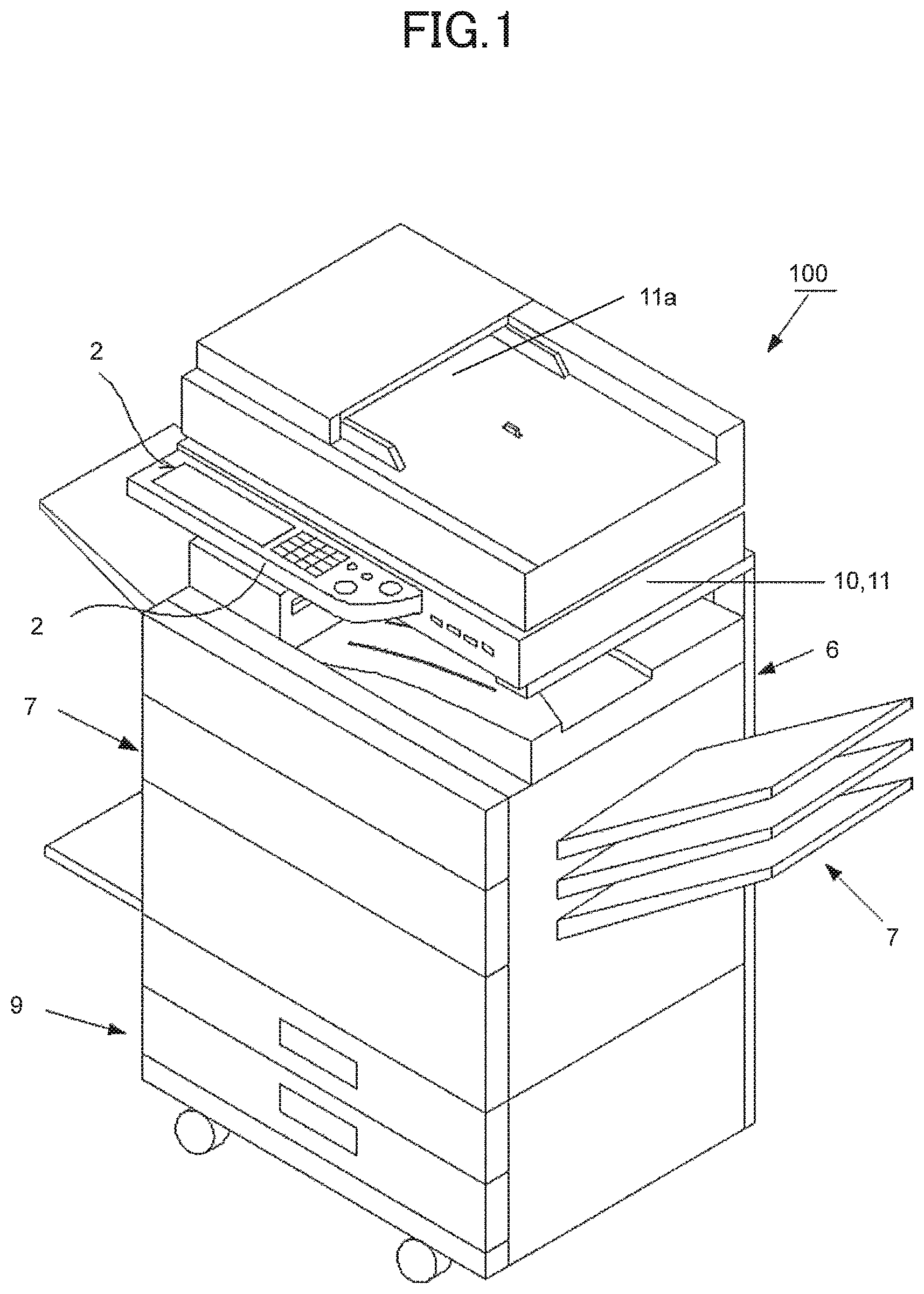 Patent US11782651 — Image formation apparatus and method of control — Figure 1