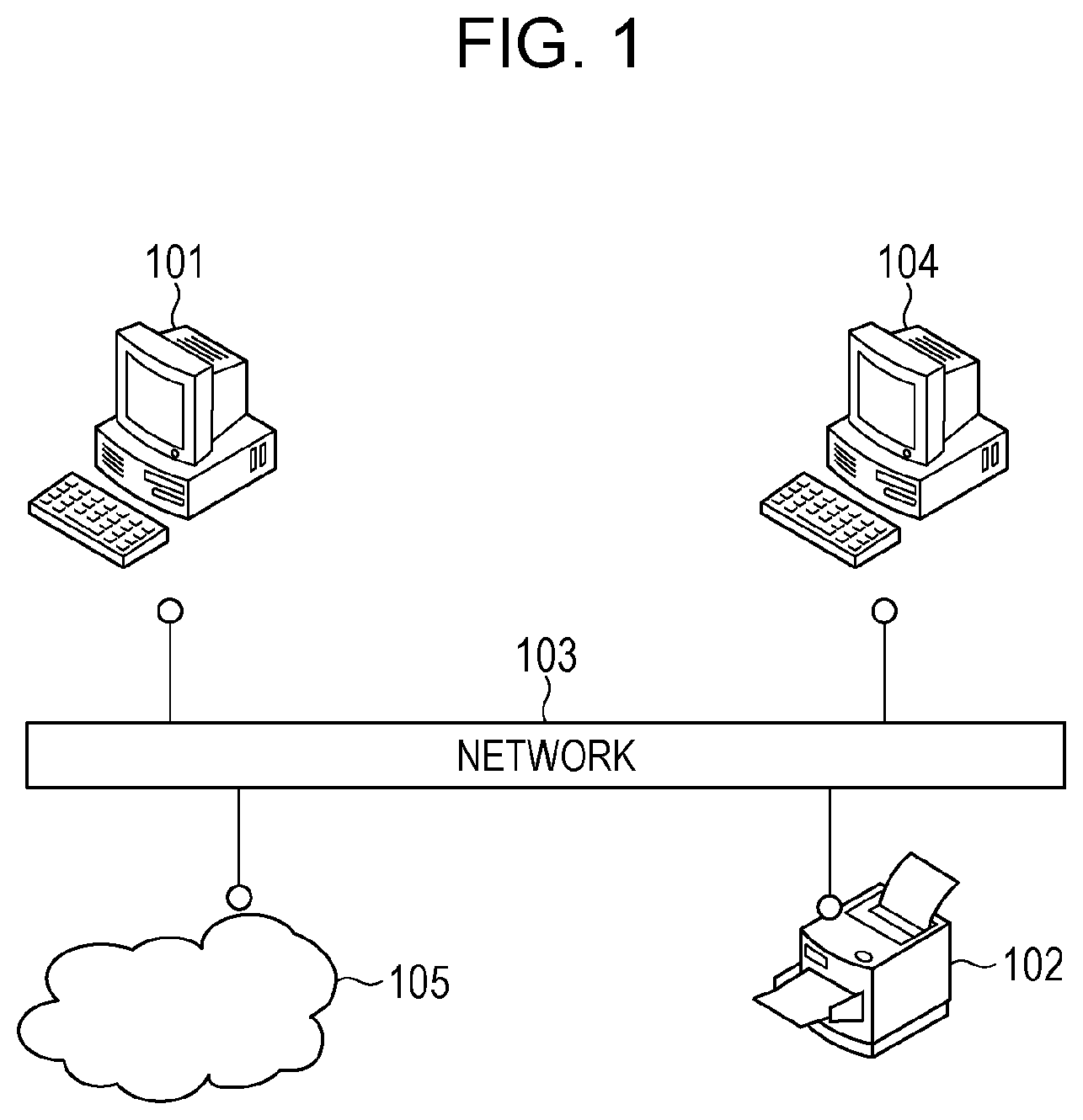 Patent US11782656 — Information processing apparatus processing print setting, control method, and control program — Figure 1