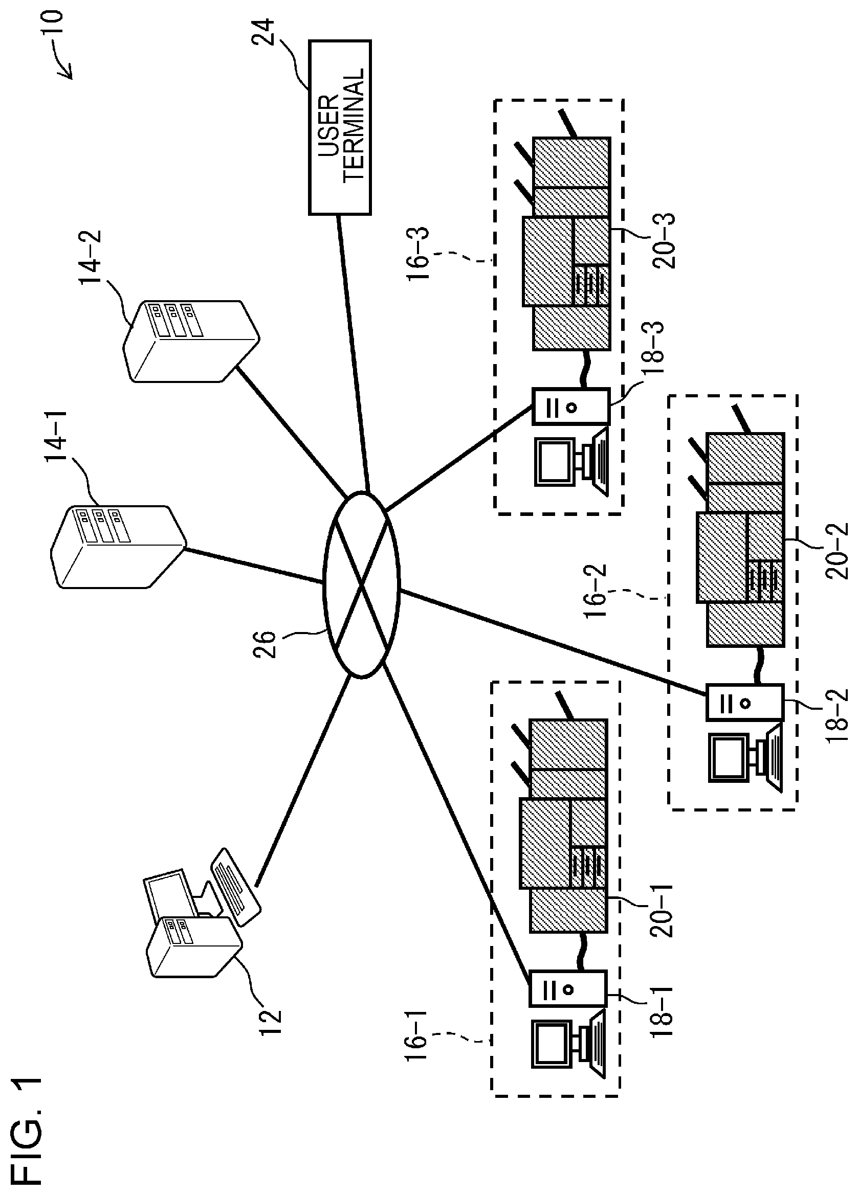 Patent US11782663 — Job management apparatus, non-transitory computer readable medium, and job management method — Figure 1