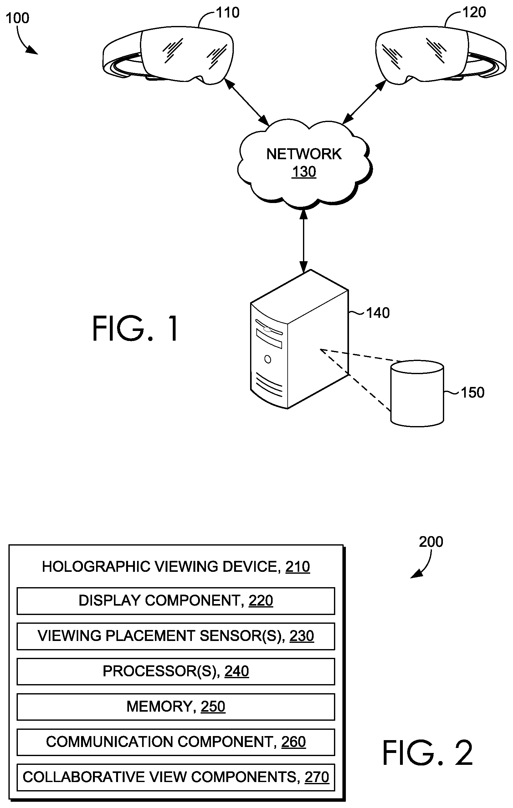 Patent US11782669 — Intuitive augmented reality collaboration on visual data — Figure 1