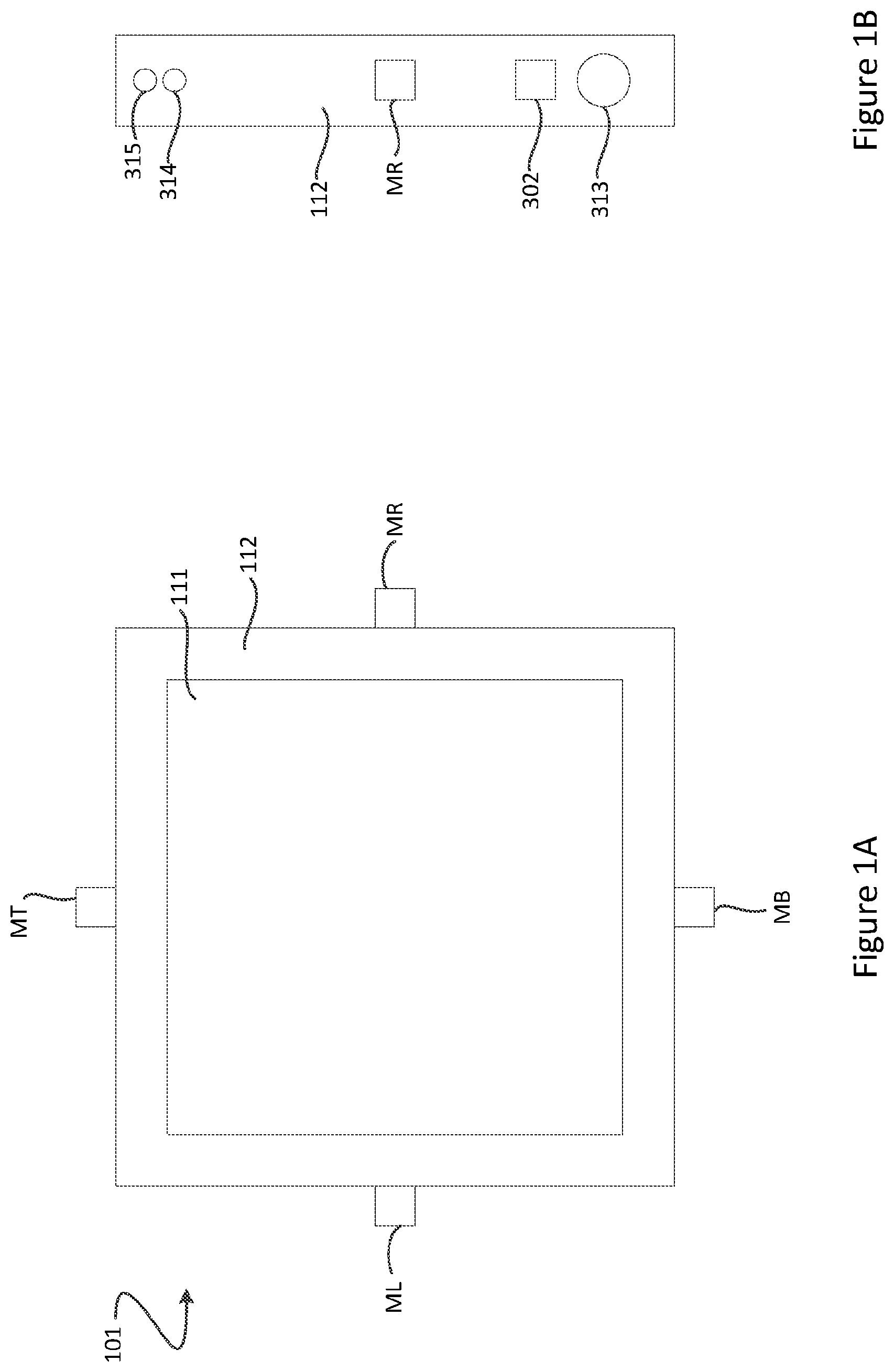 Patent US11782671 — Master/slave modular display system — Figure 1
