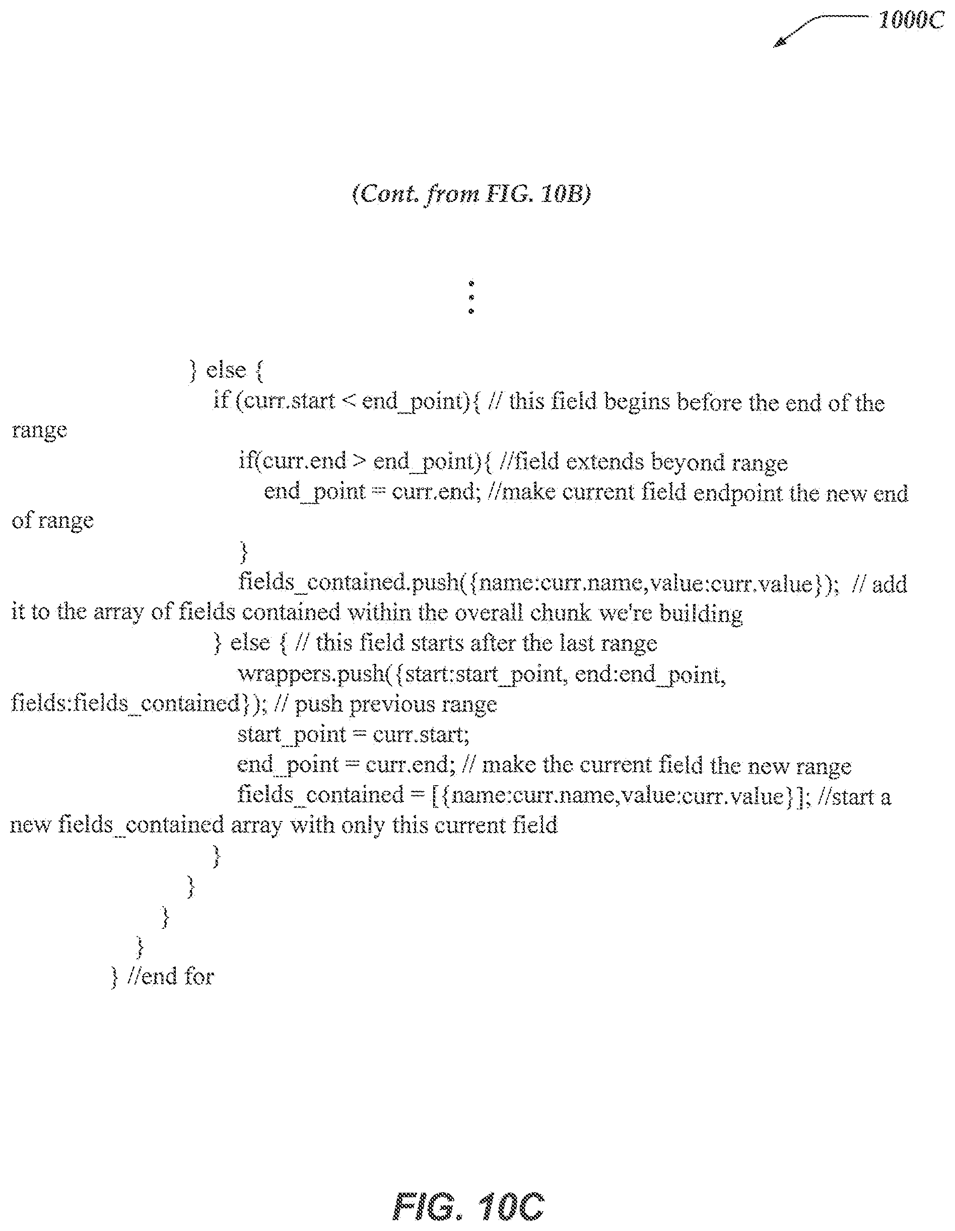 Patent US11782678 Figure 15 – Graphical user interface for extraction rules