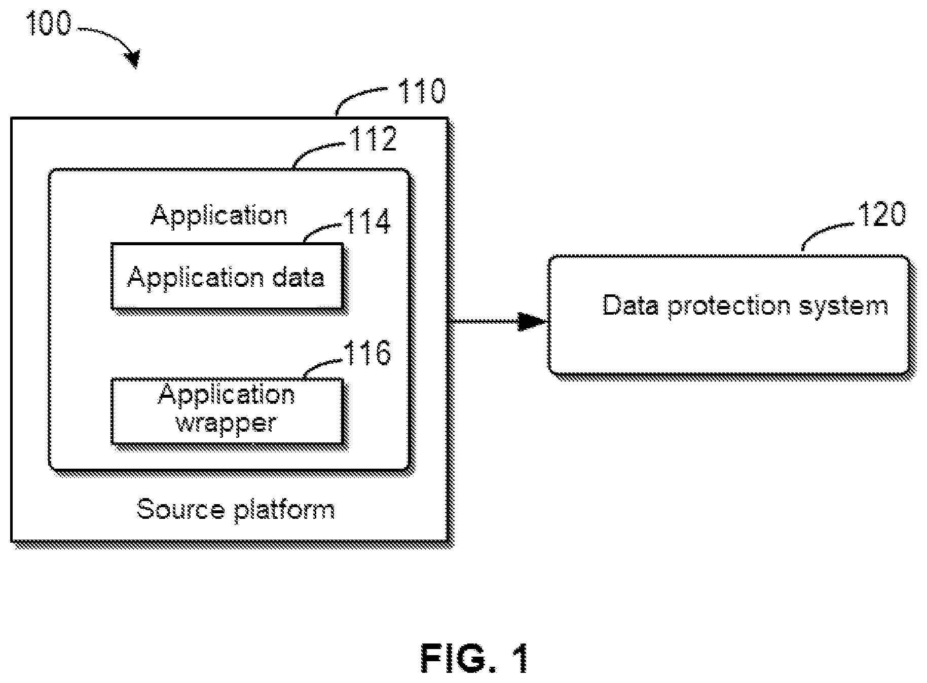 Patent US11782802 — Method, electronic device, and computer program product for data protection — Figure 1
