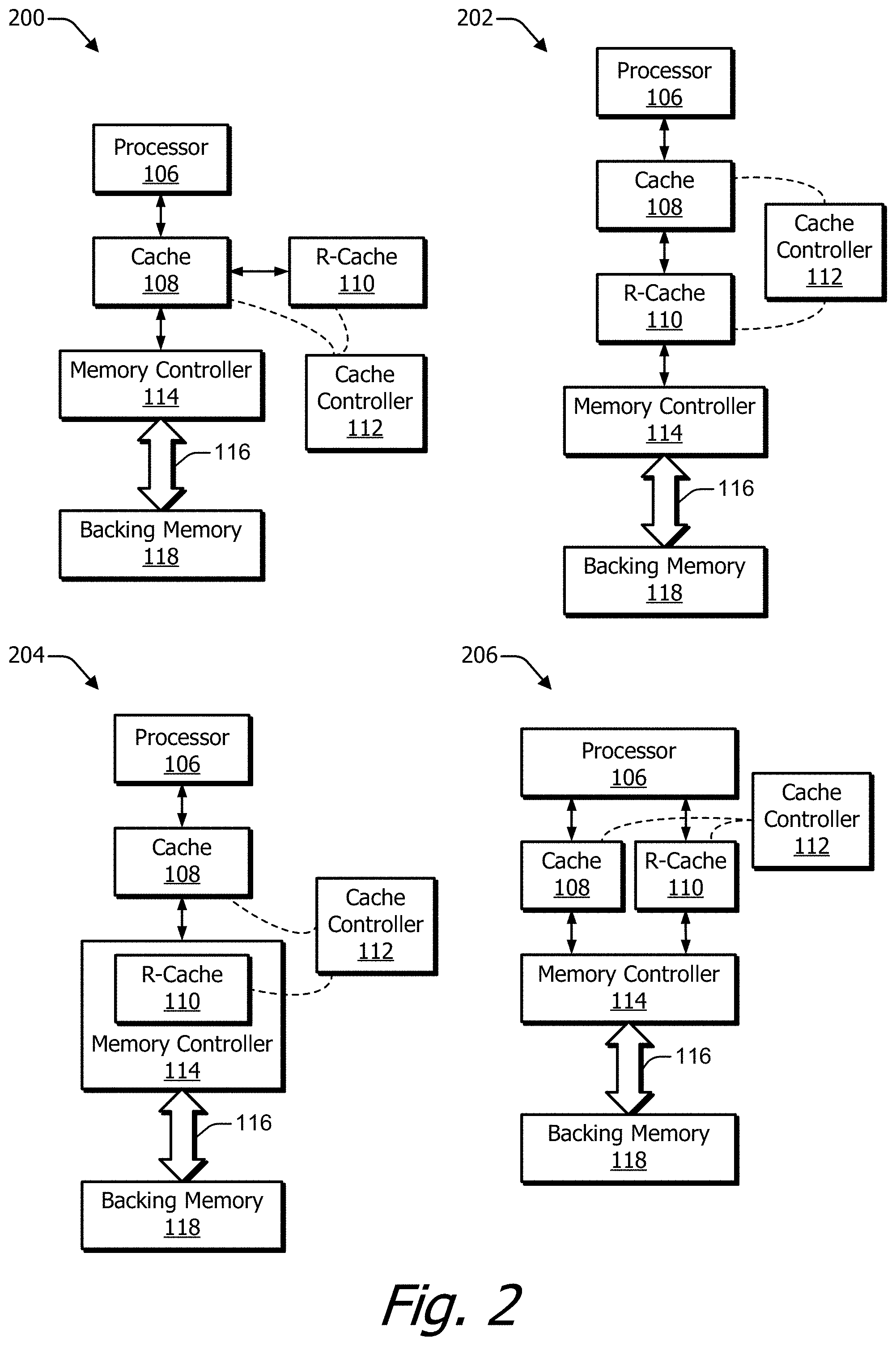 Patent US11782830 Figure 2 – Cache memory with randomized eviction