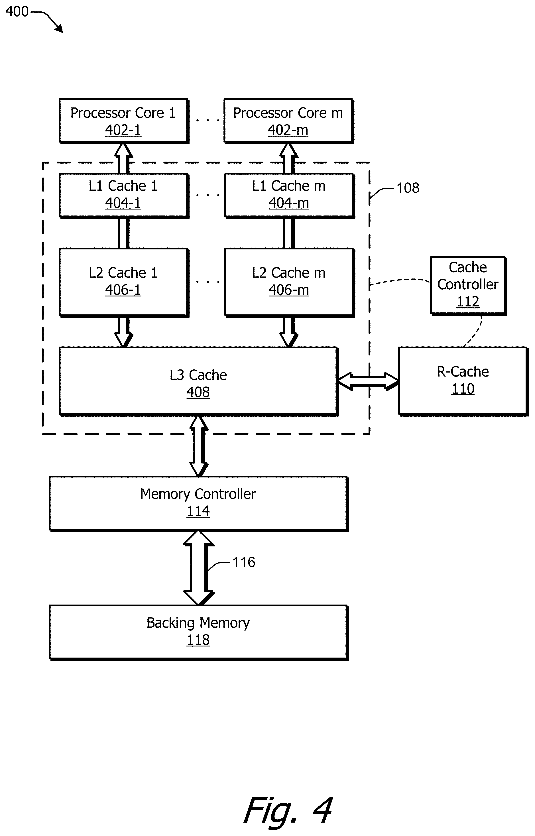Patent US11782830 Figure 4 – Cache memory with randomized eviction