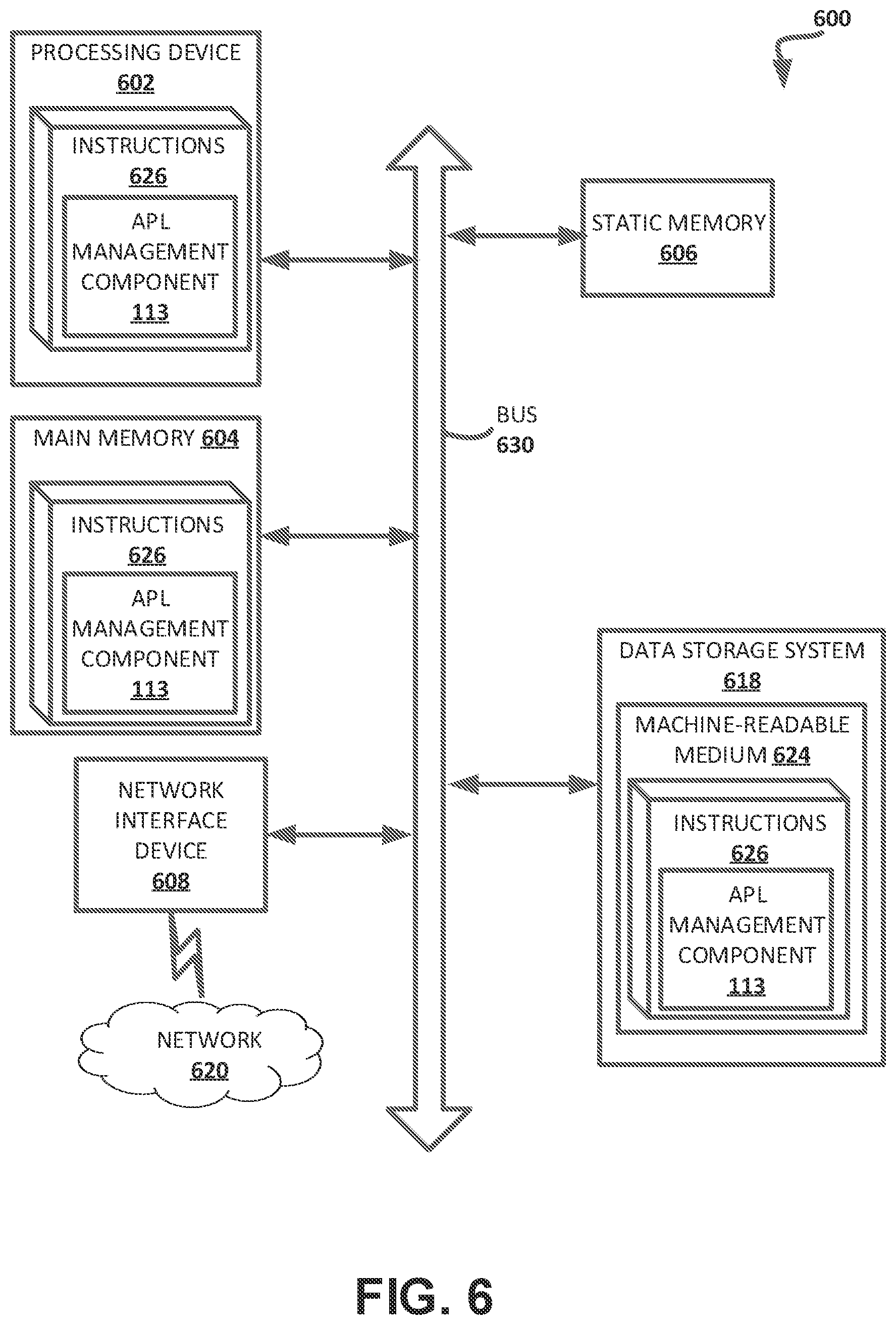 Patent US11782831 Figure 6 – Managing power loss in a memory device