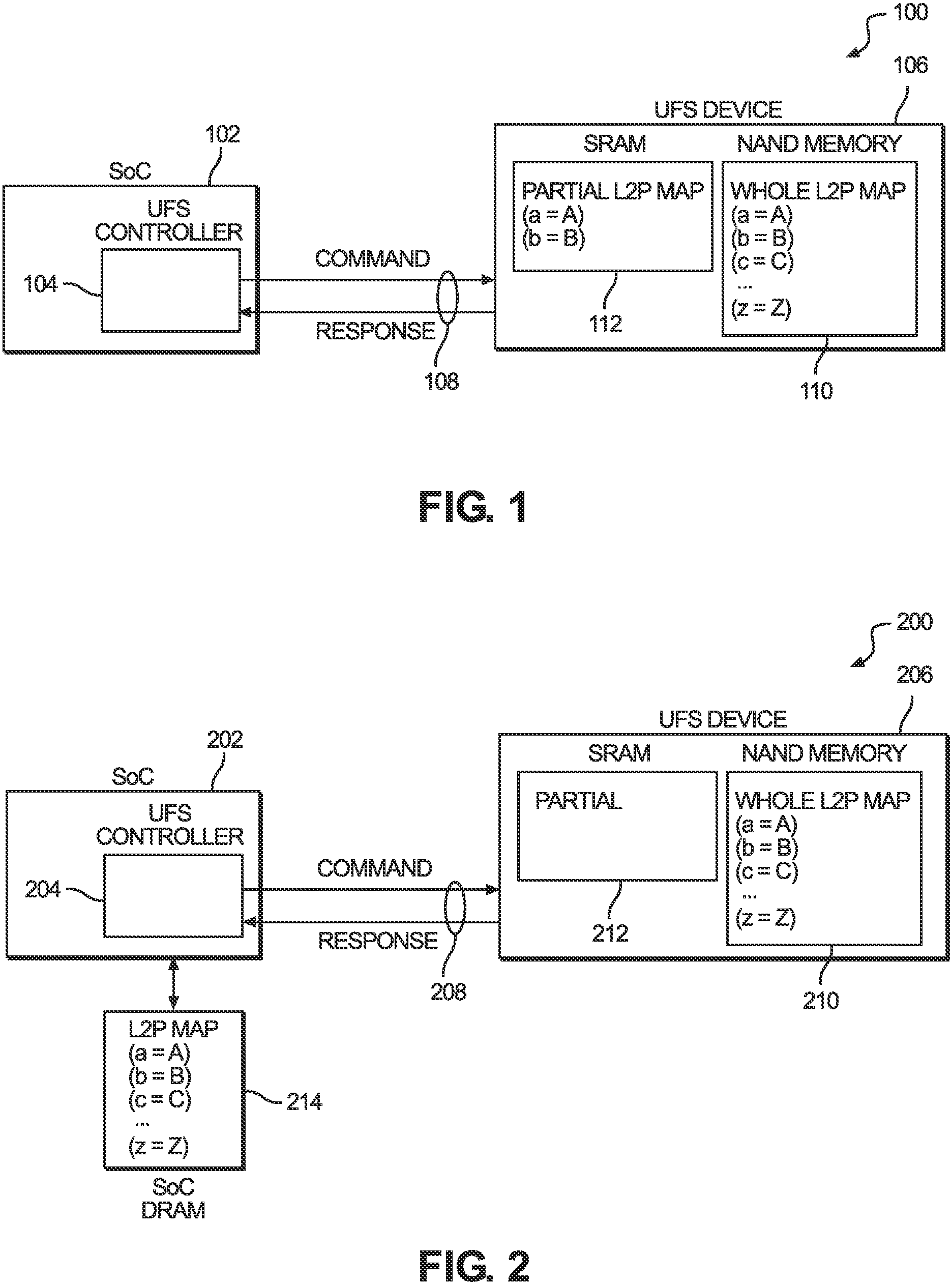 Patent US11782837 — Systems and methods for fast memory access — Figure 1