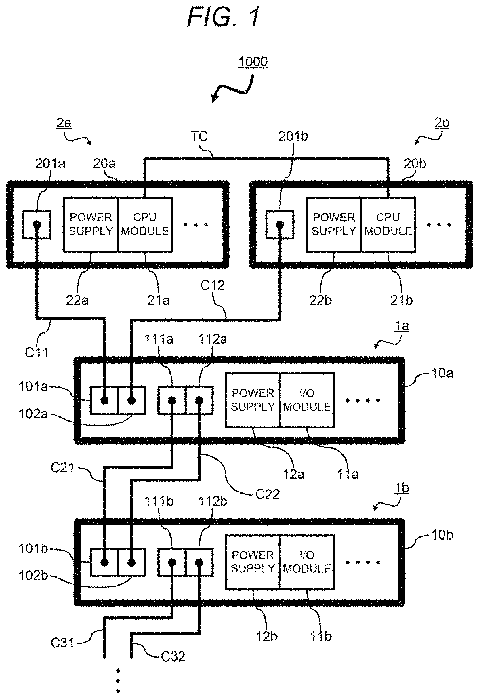 Patent US11782857 — Expansion base unit, control device, control system, and control method — Figure 1