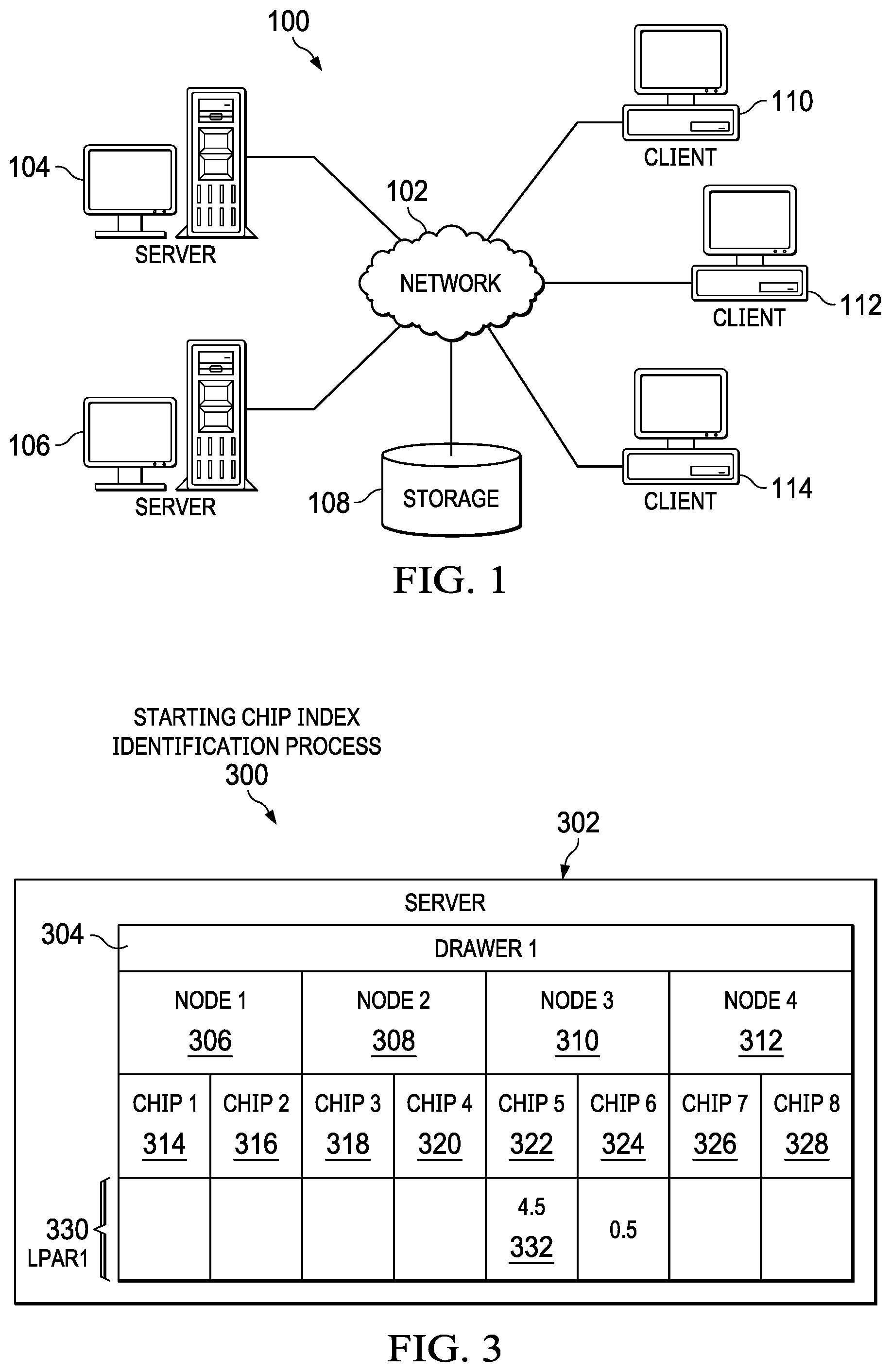 Patent US11782872 — Distribution of over-configured logical processors — Figure 1