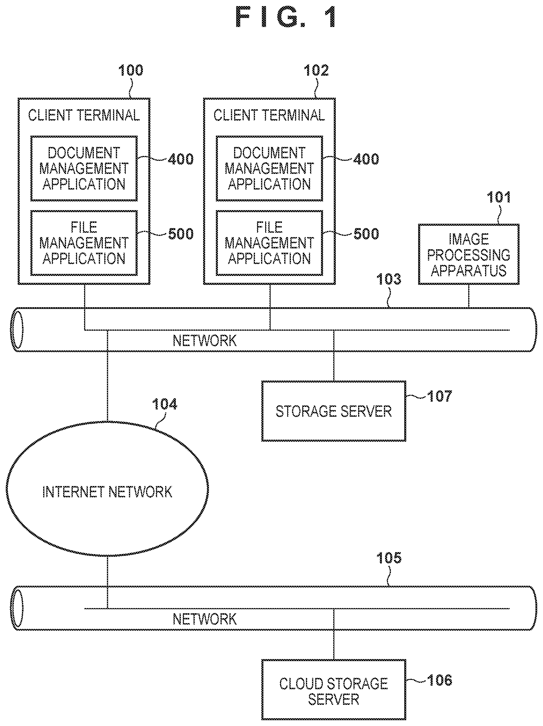 Patent US11782876 — Information processing apparatus, method of controlling the same, and storage medium — Figure 1
